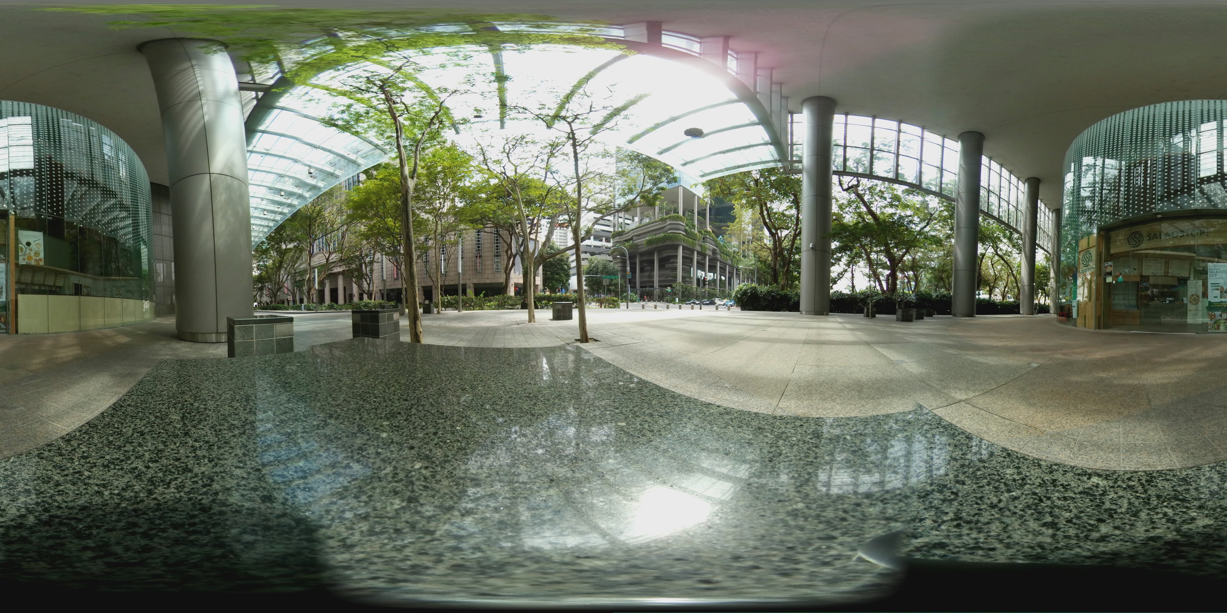 Glass Dome Urban Plaza