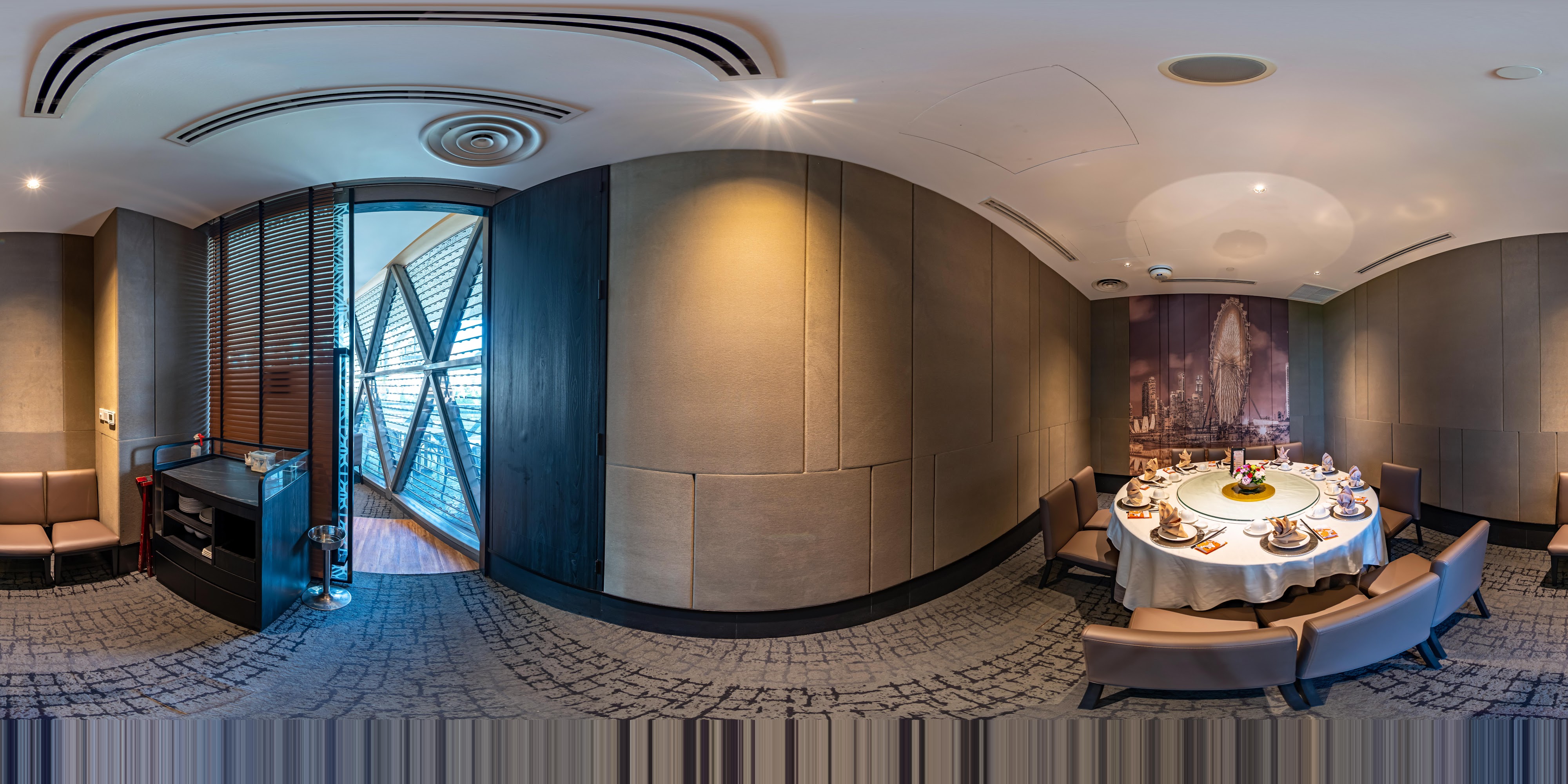 Elegant Private Dining Setup