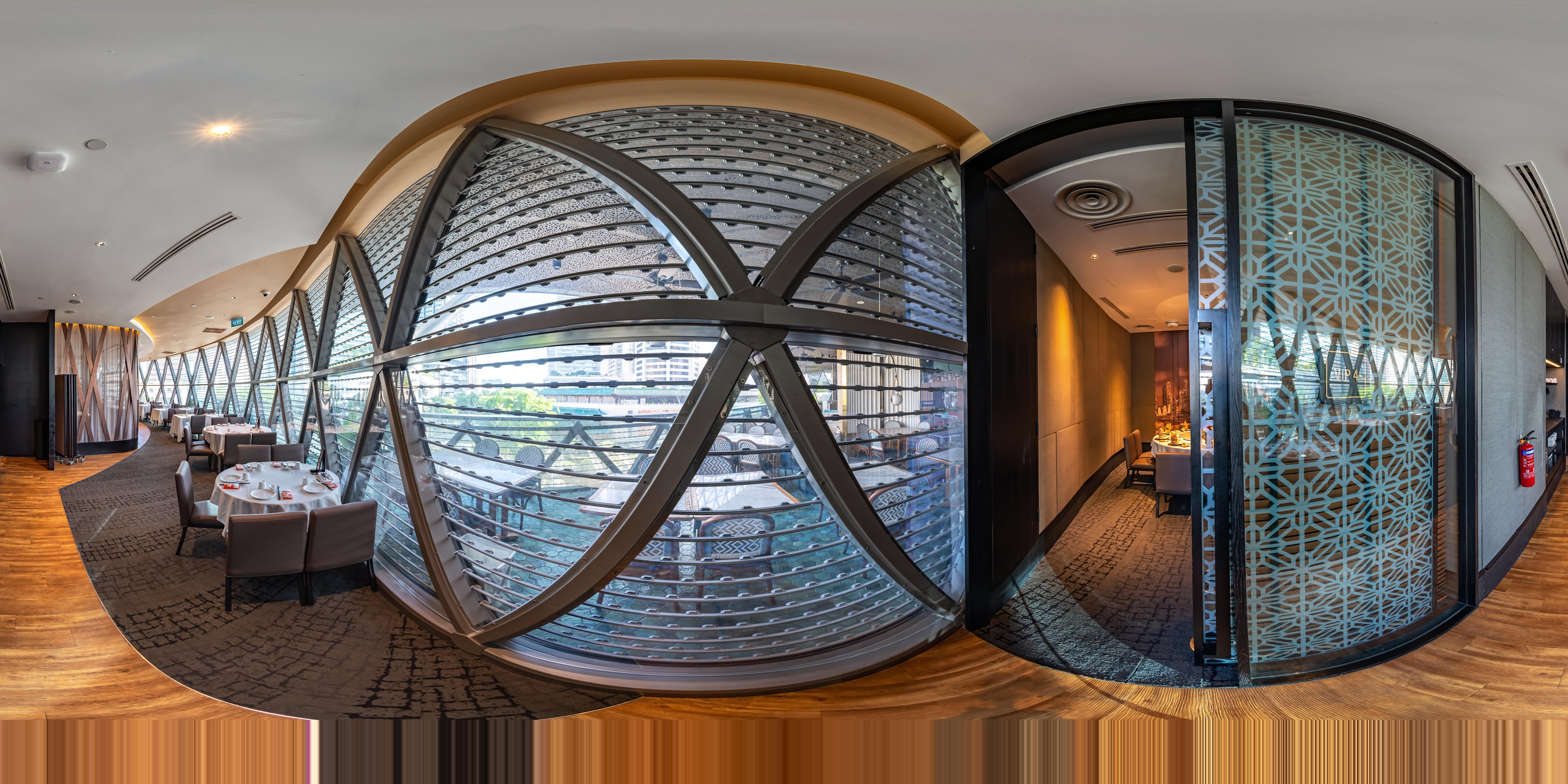 Seafood Restaurant Interior Setting