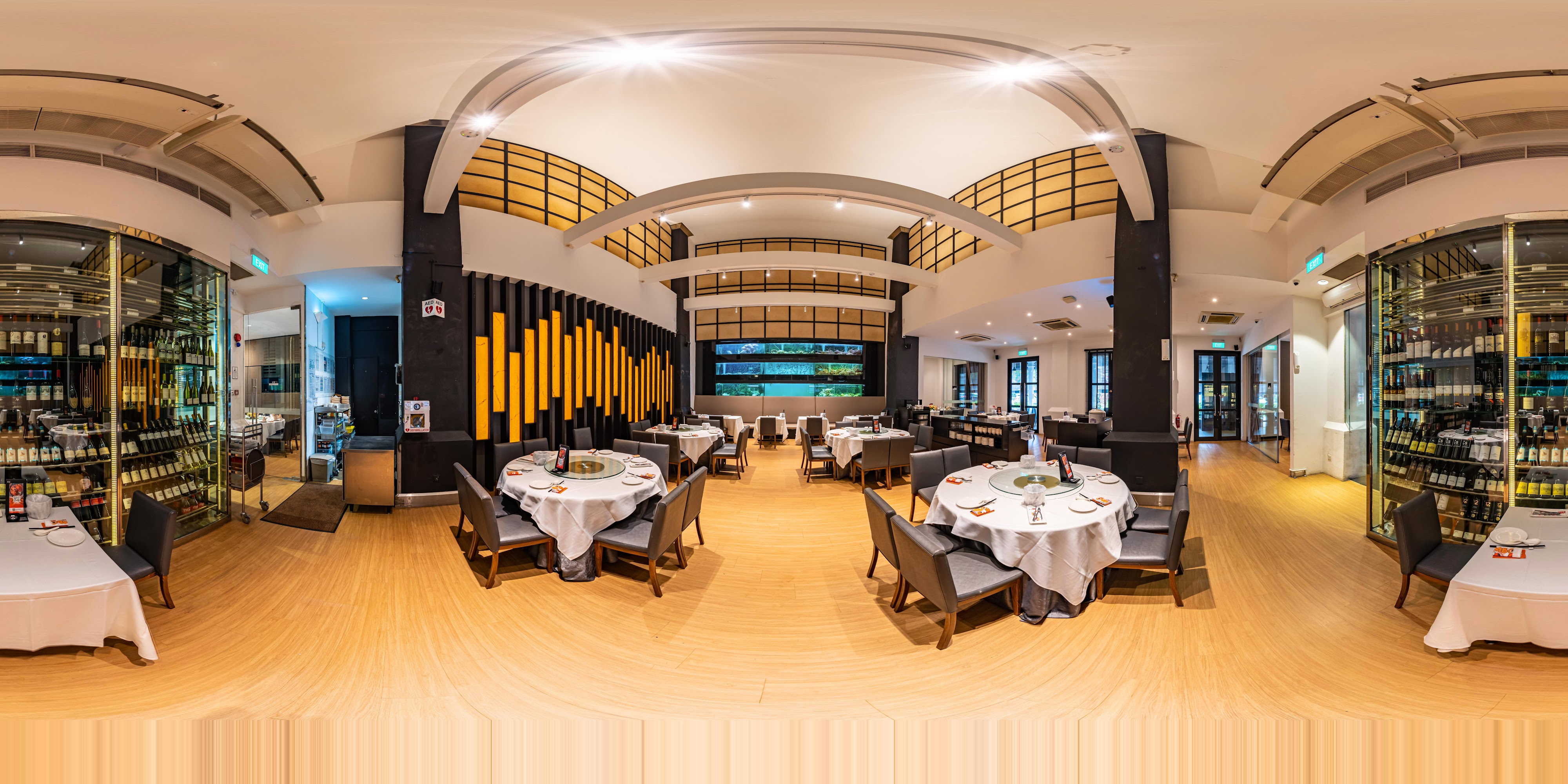 Elegant Indoor Dining Setting