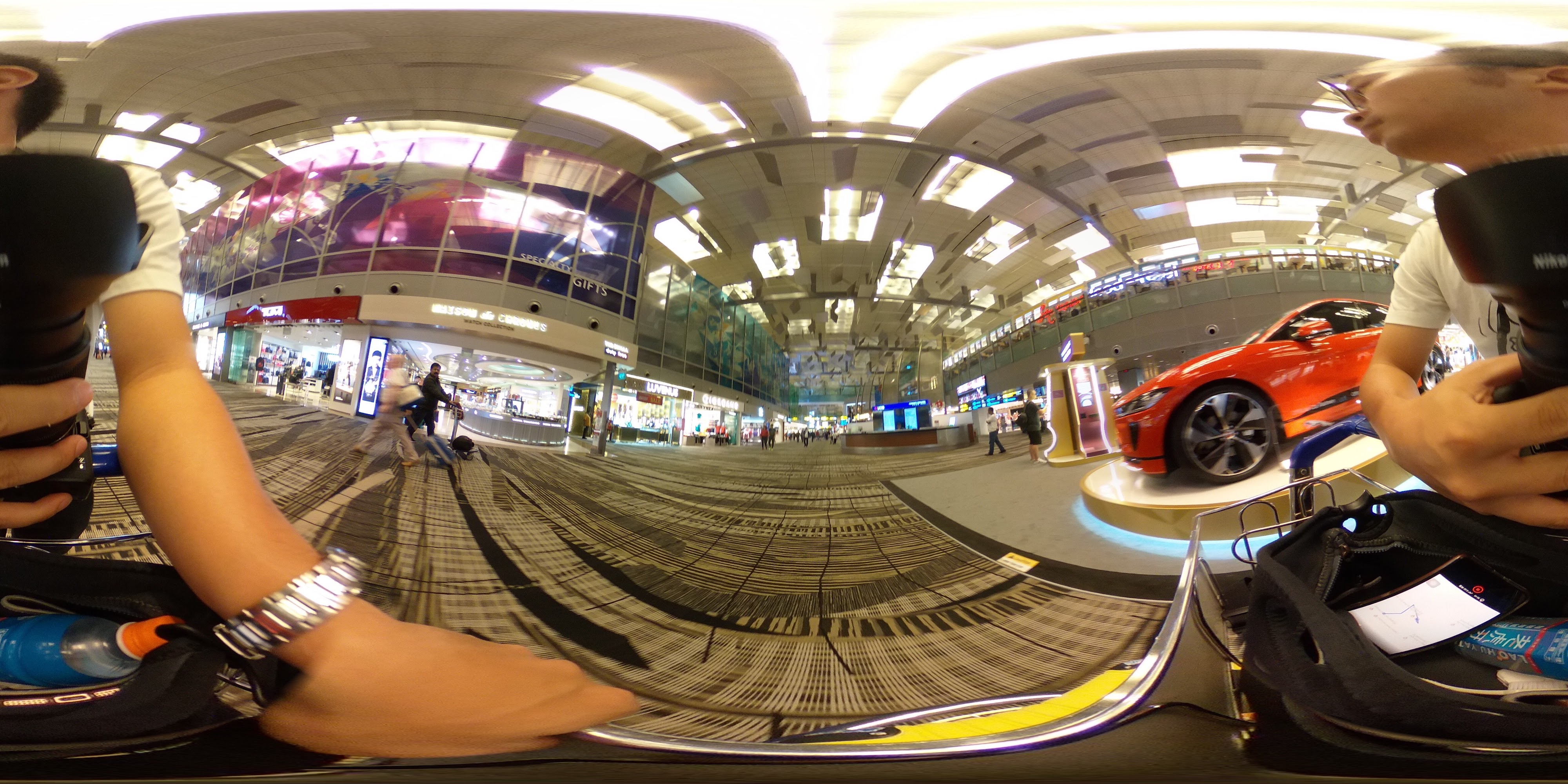 Modern Shiny Indoor Walkway