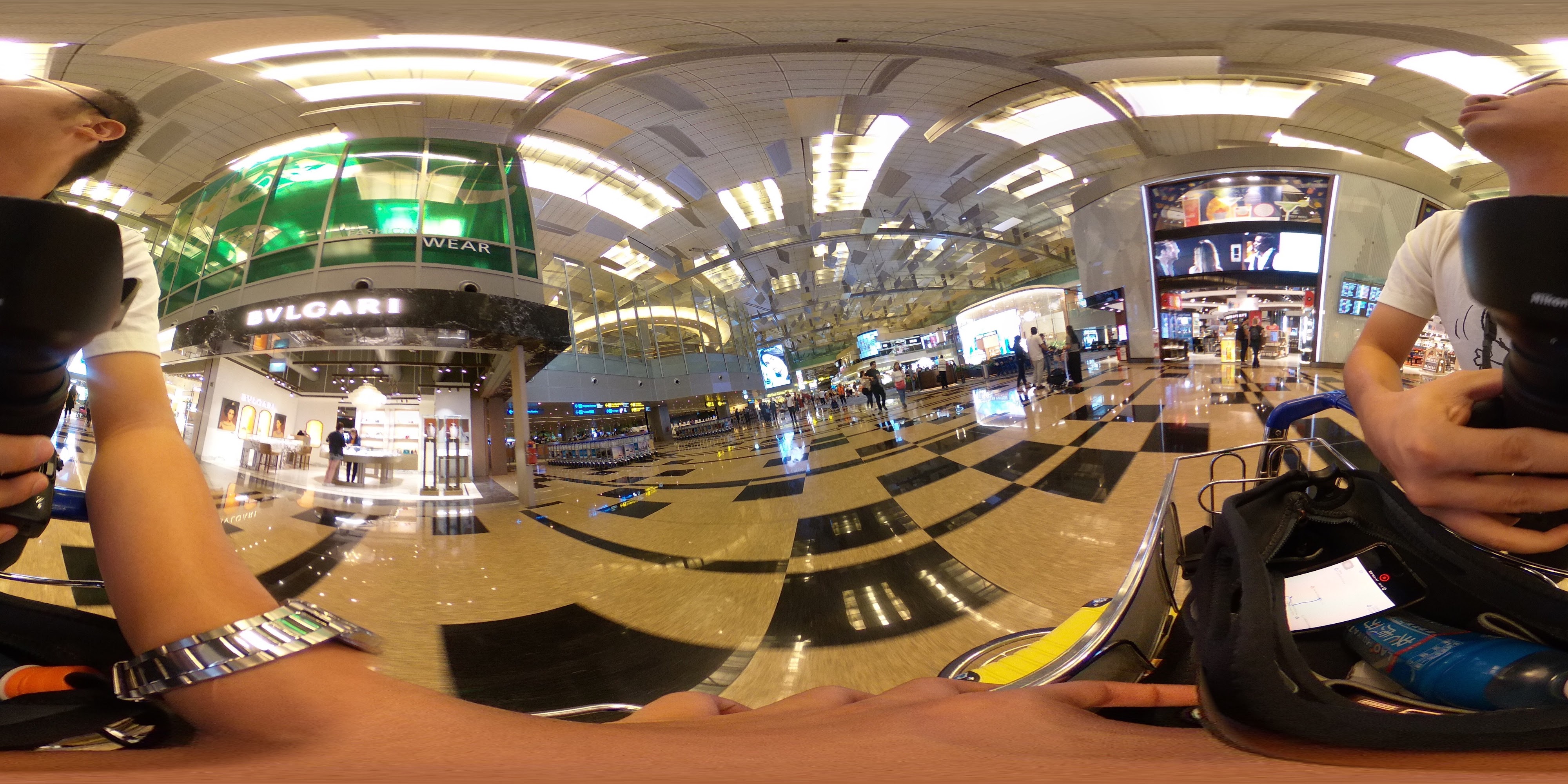 Modern Terminal Interior Shopping