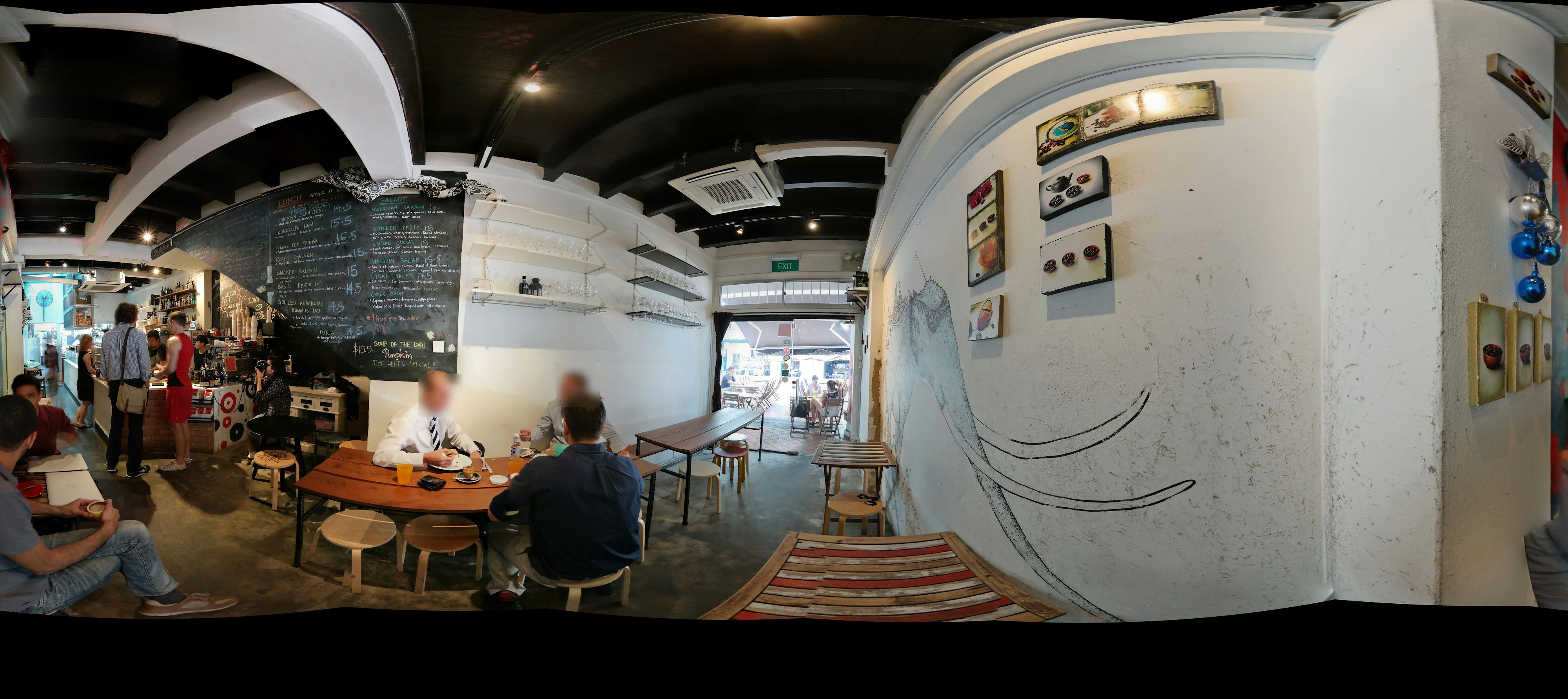 Casual Rustic Café Interior