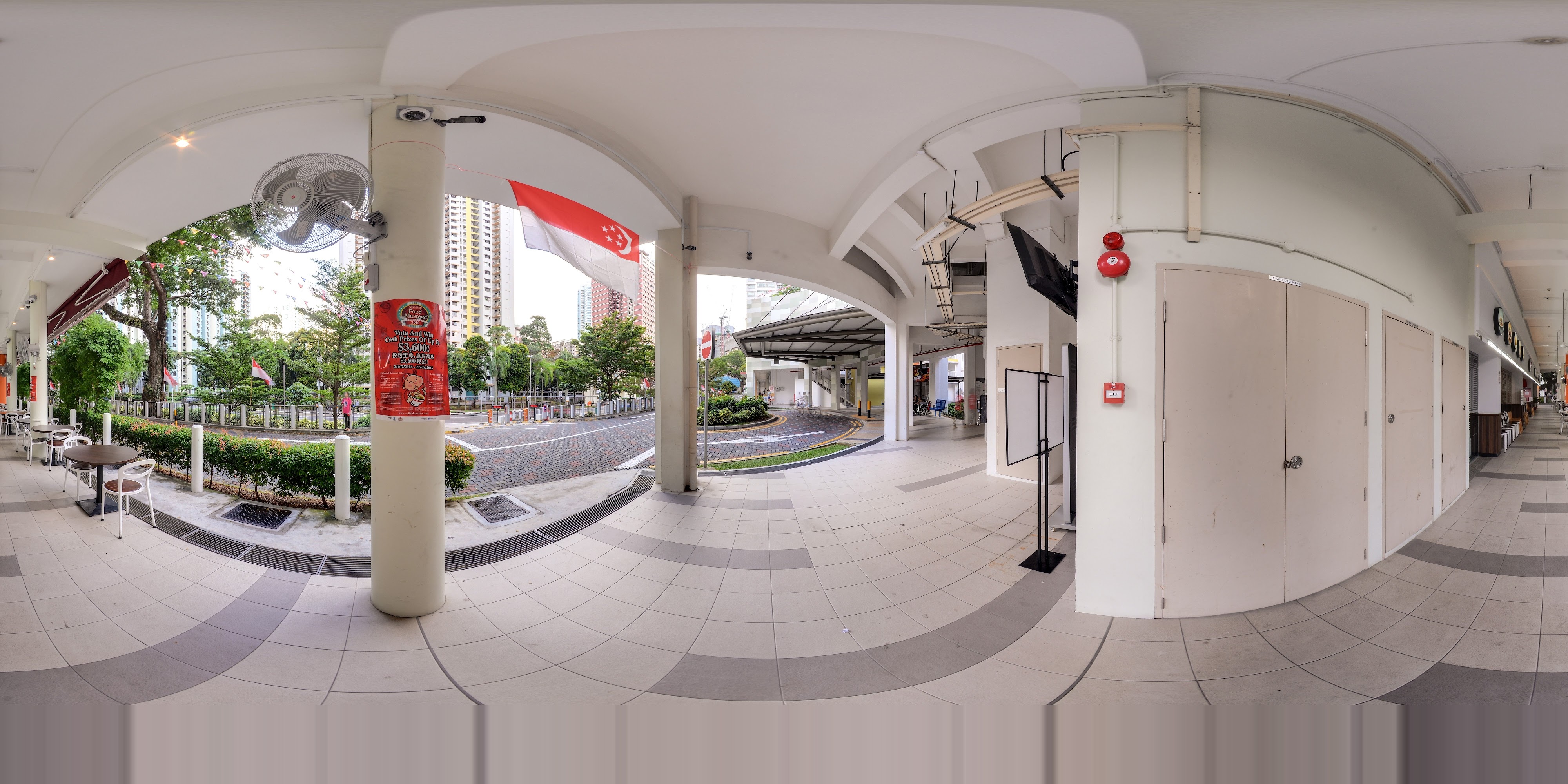 Soup Shop Street Corner Scene