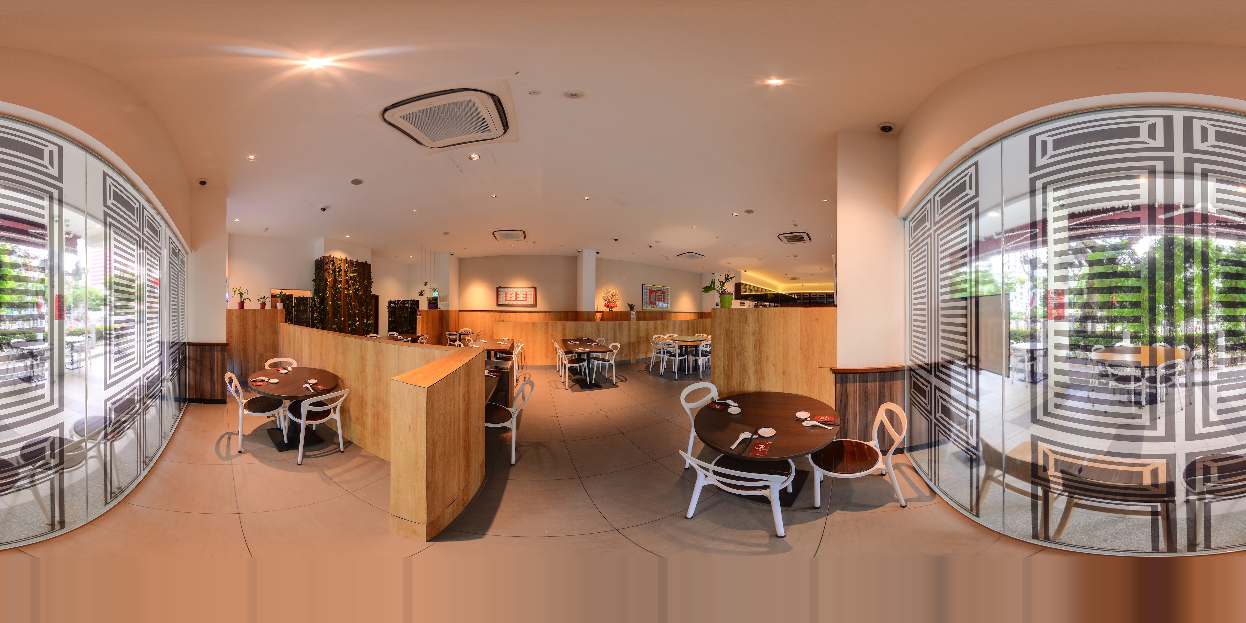 Empty Contemporary Dining Space