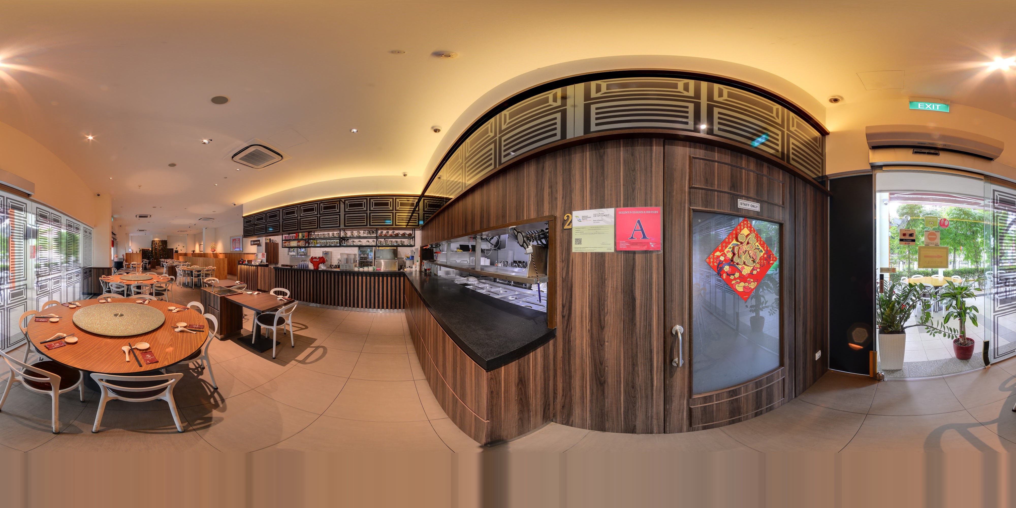 Tranquil Restaurant Interior Design