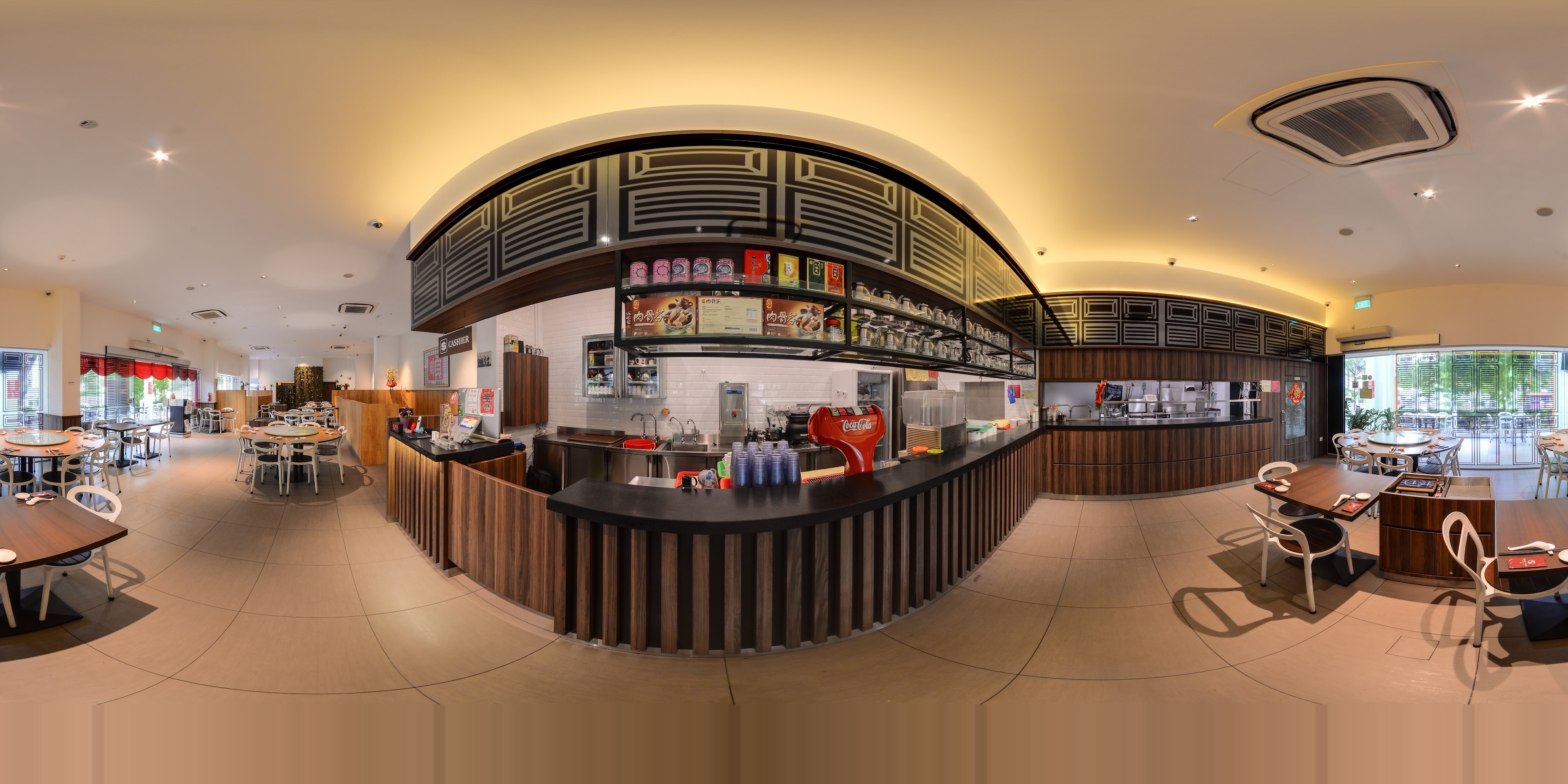 Clean Modern Eatery Interior