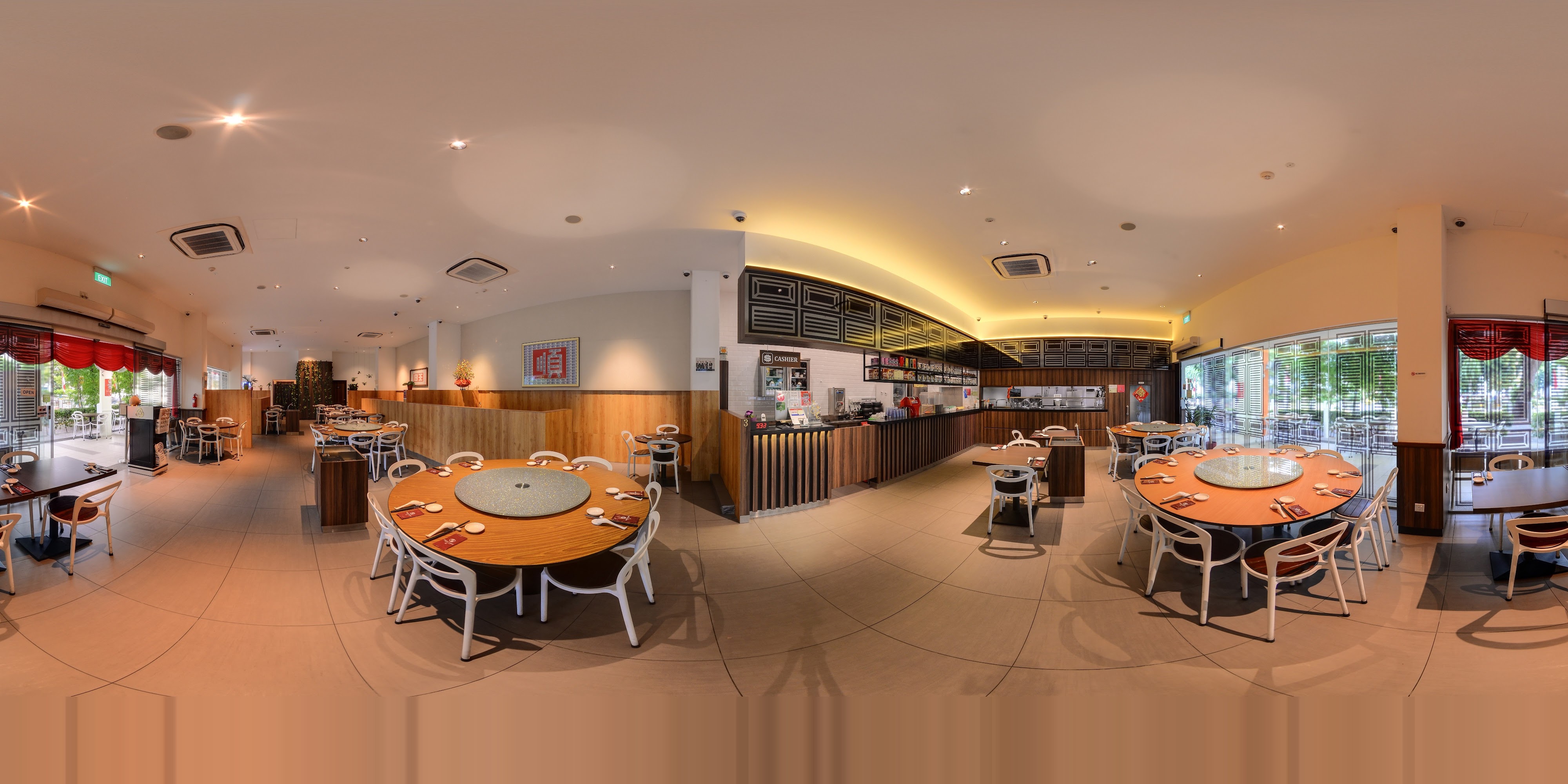 Rotating Table Chinese Restaurant