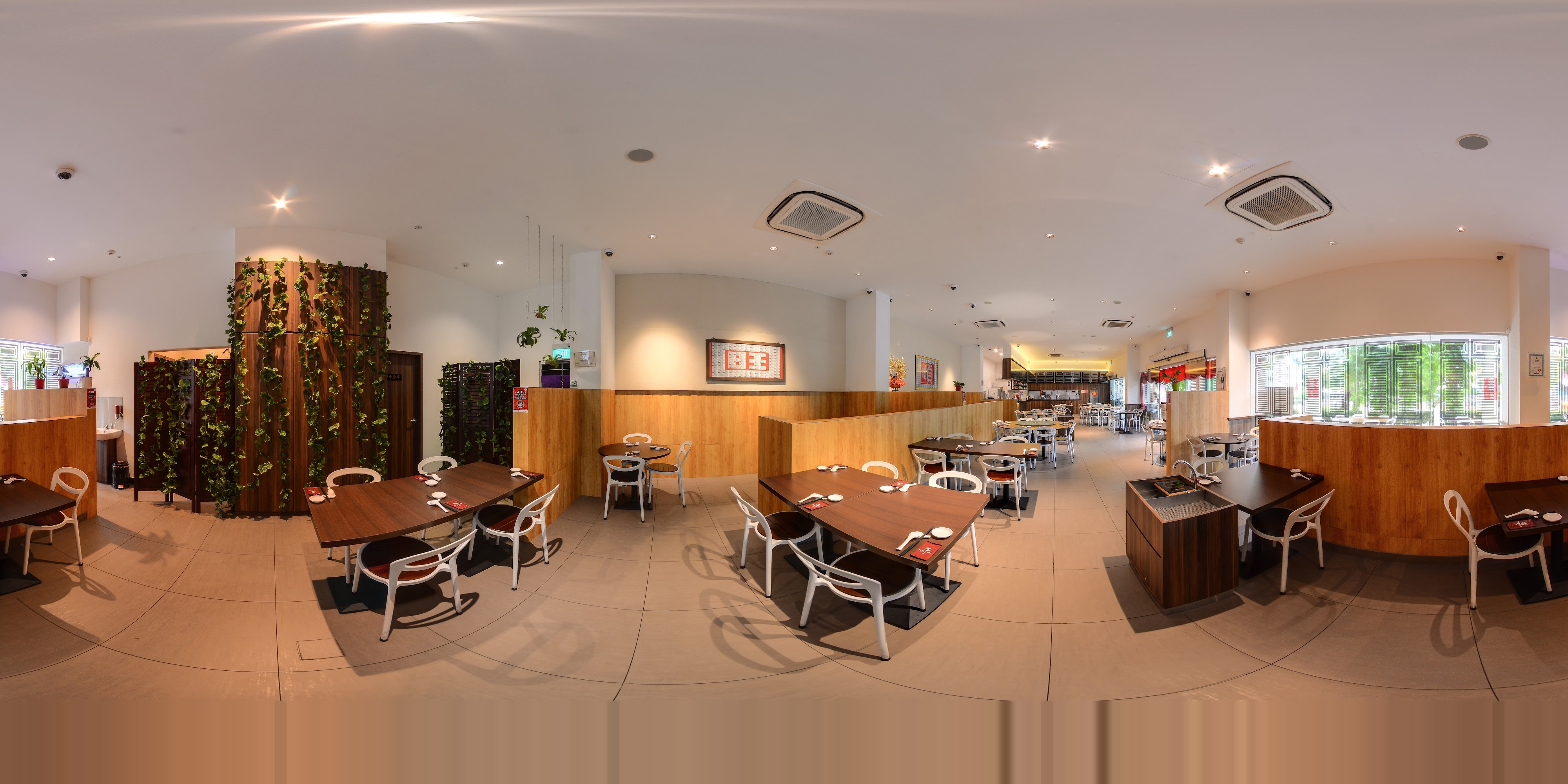 Modern Restaurant Interior.