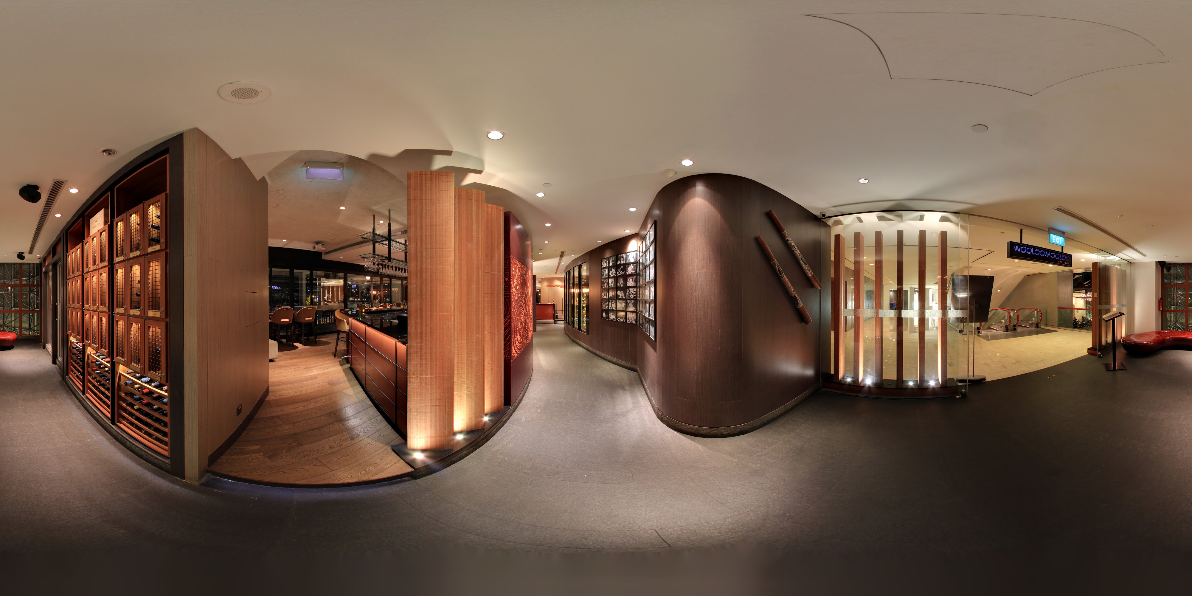 Luxurious Steakhouse Wine Collection