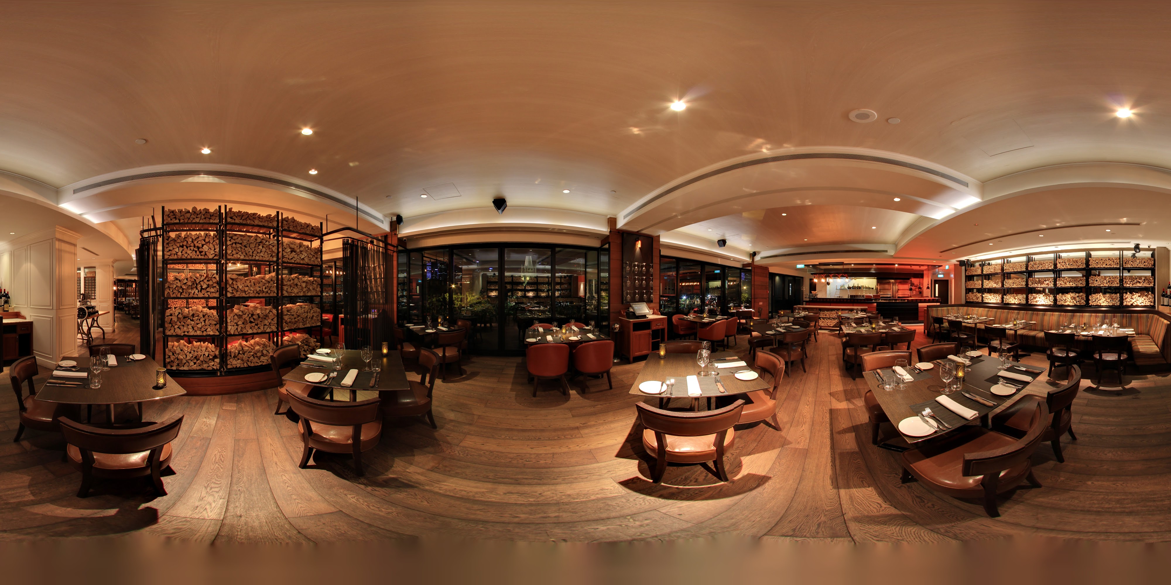 Elegant Industrical Dining Interior