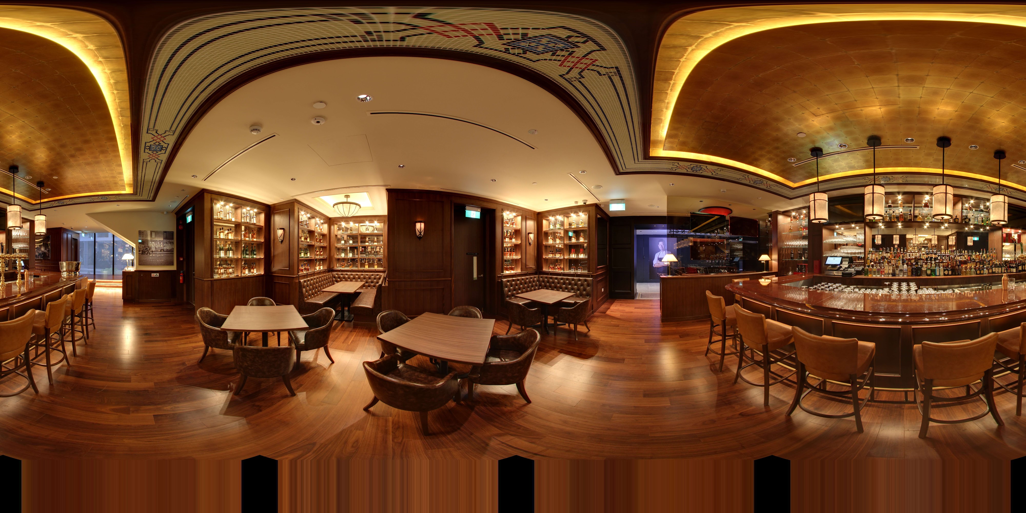 Elegant Rustic Modern Restaurant Interior