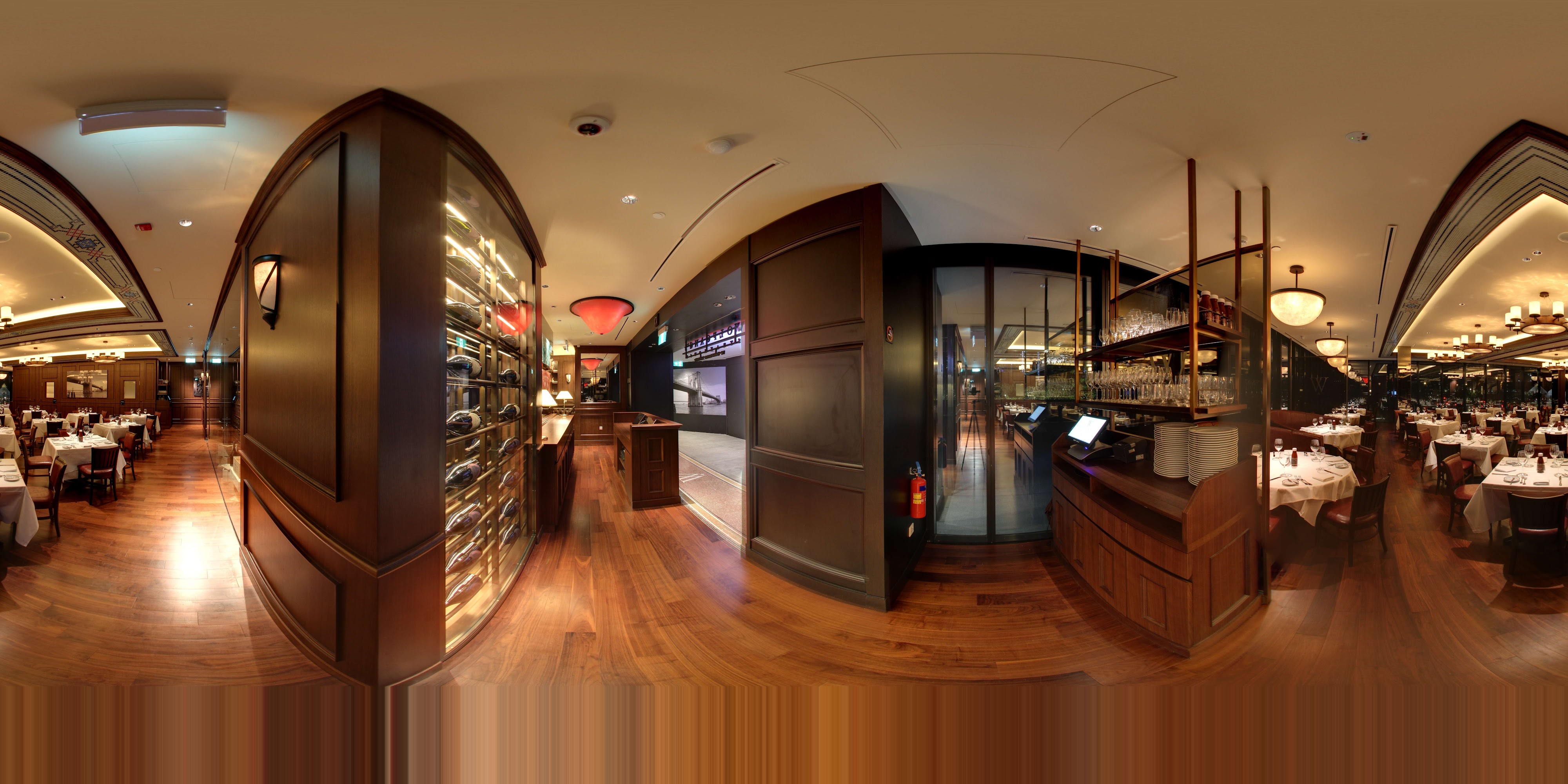 Exquisite Fine Dining Restaurant Interior