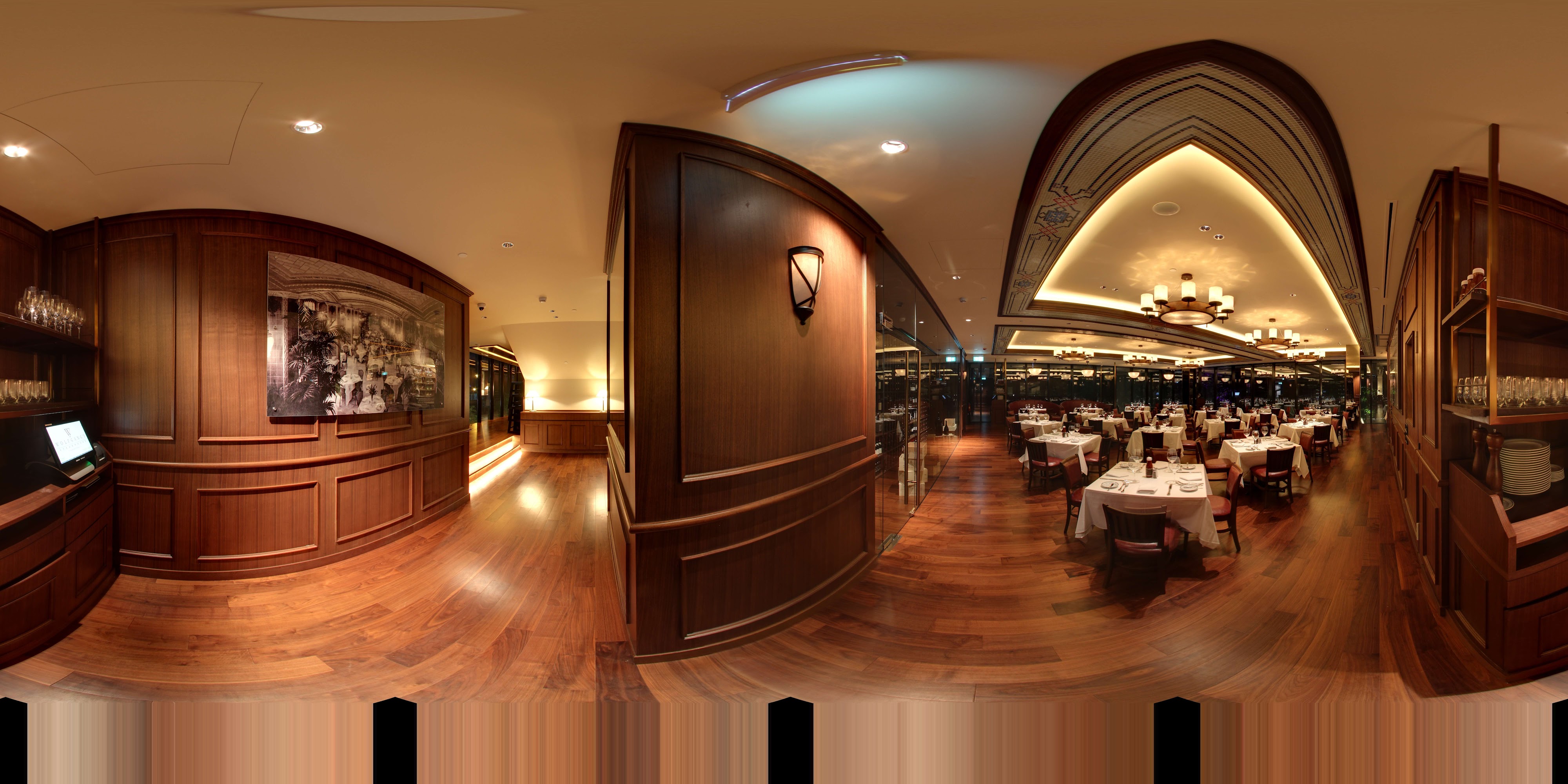 Elegant Wooden Interior Dining.