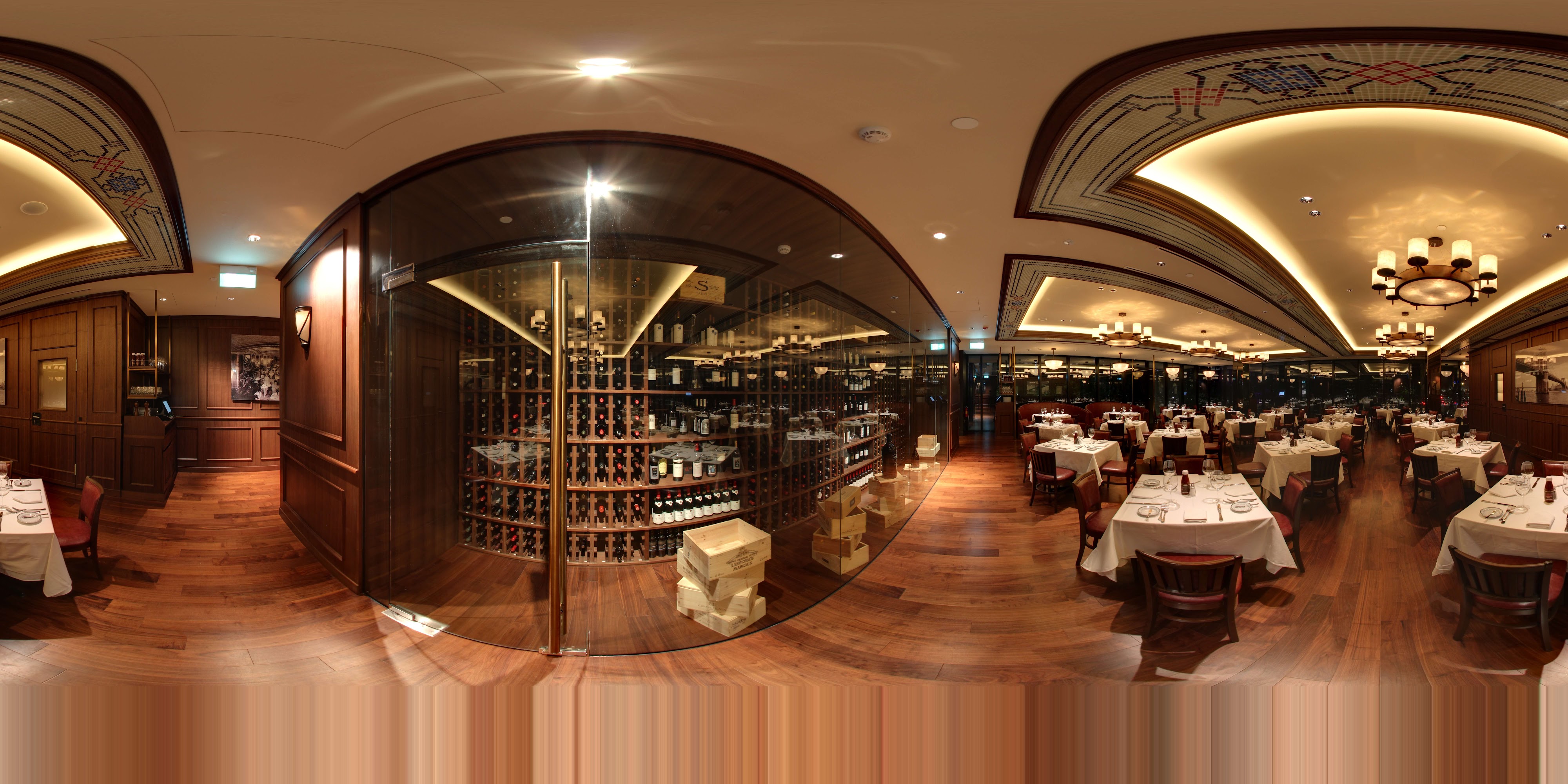 Elegant Restaurant Wine Cellar