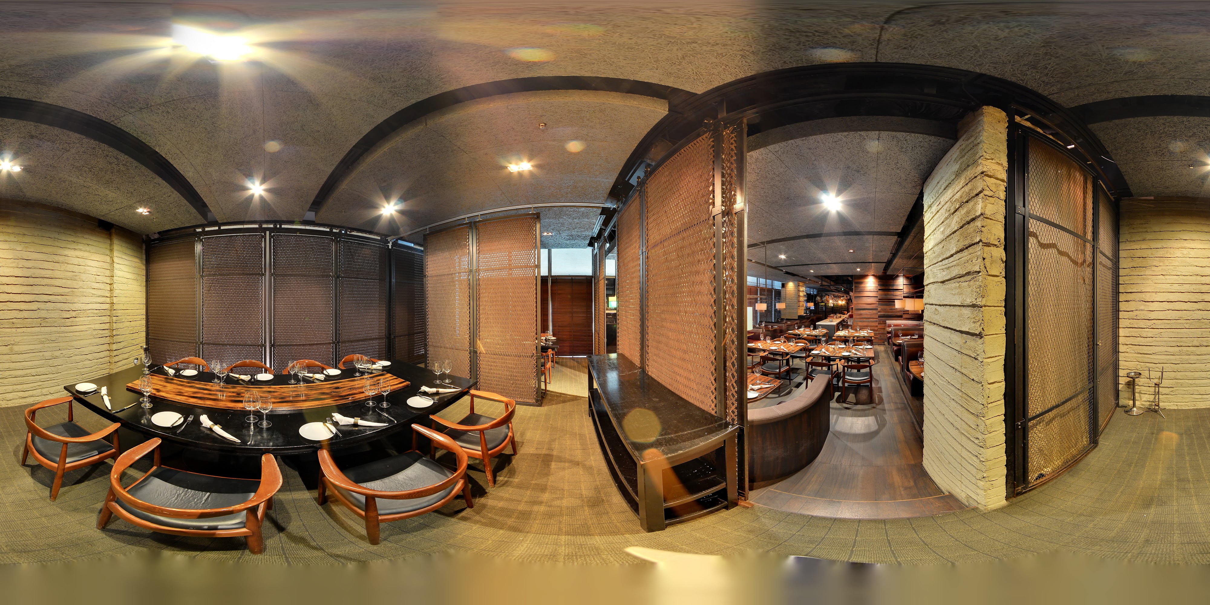 Elegant Dining Room Interior.