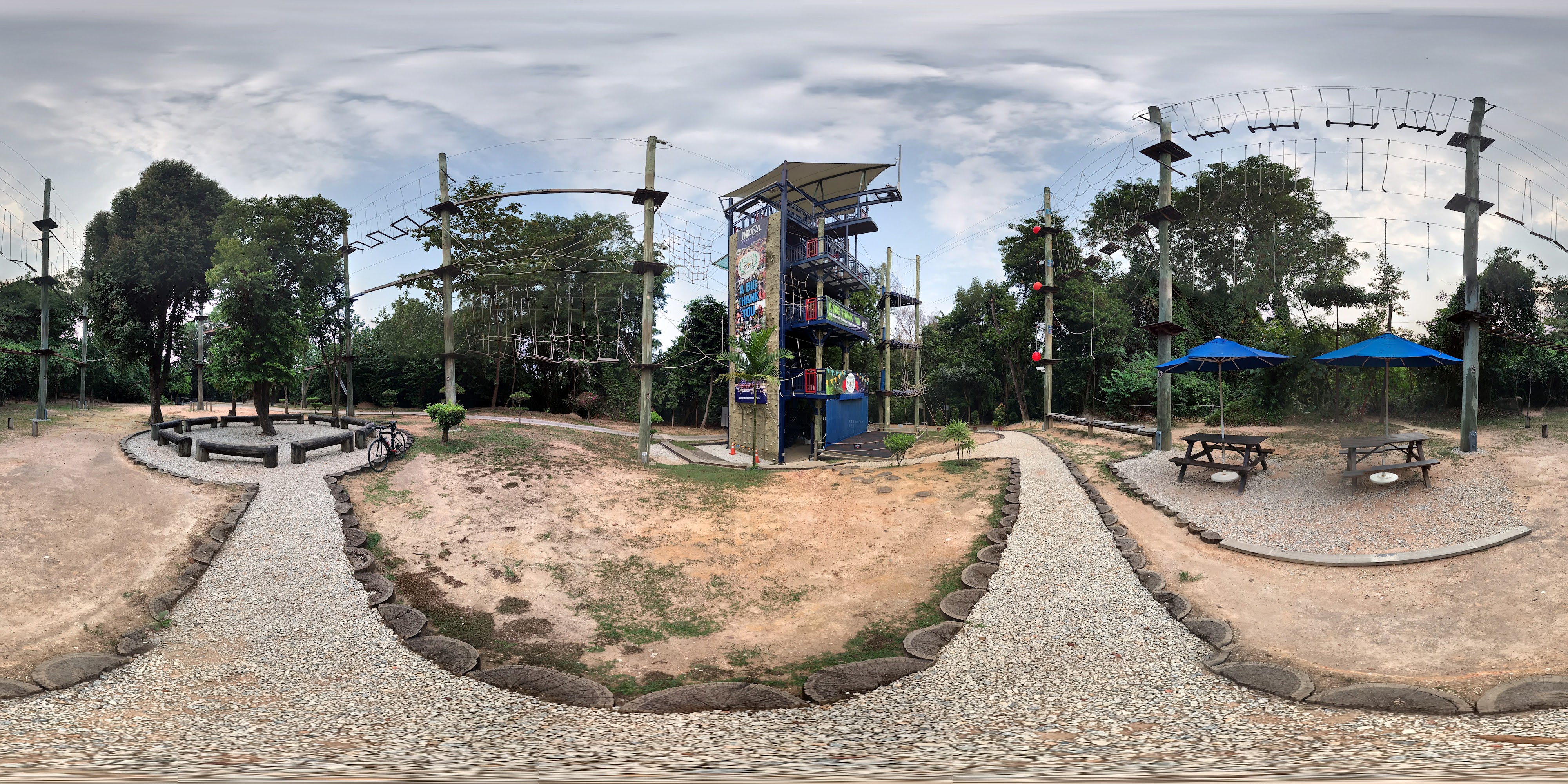 Thrilling Adventure Park Pathways