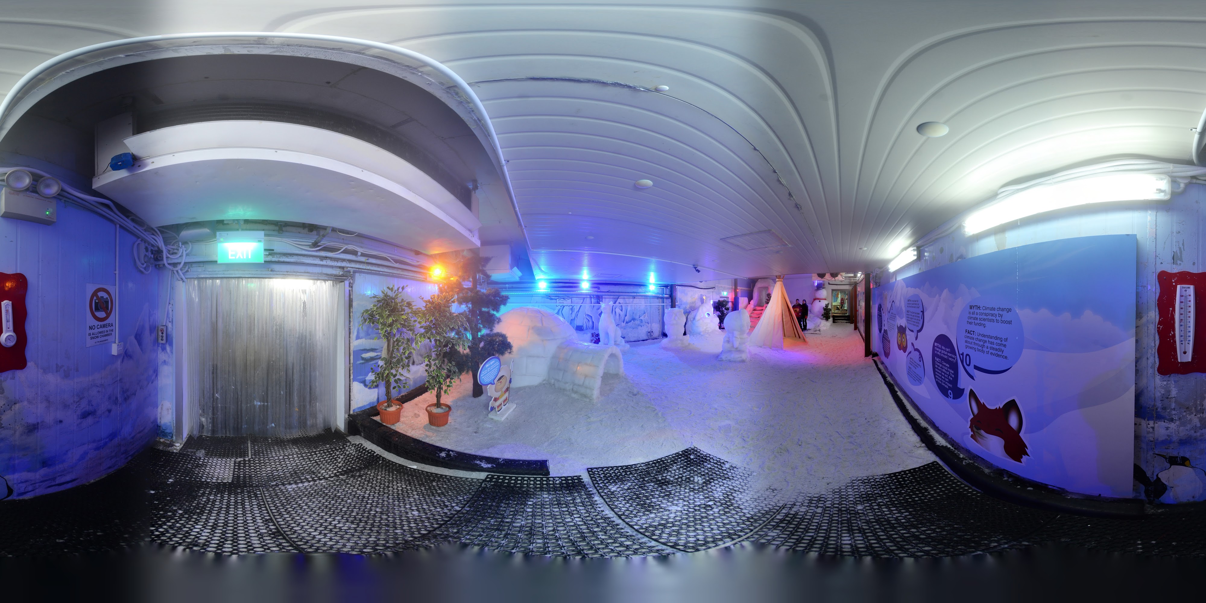 Indoor Winter Wonderland Tunnel