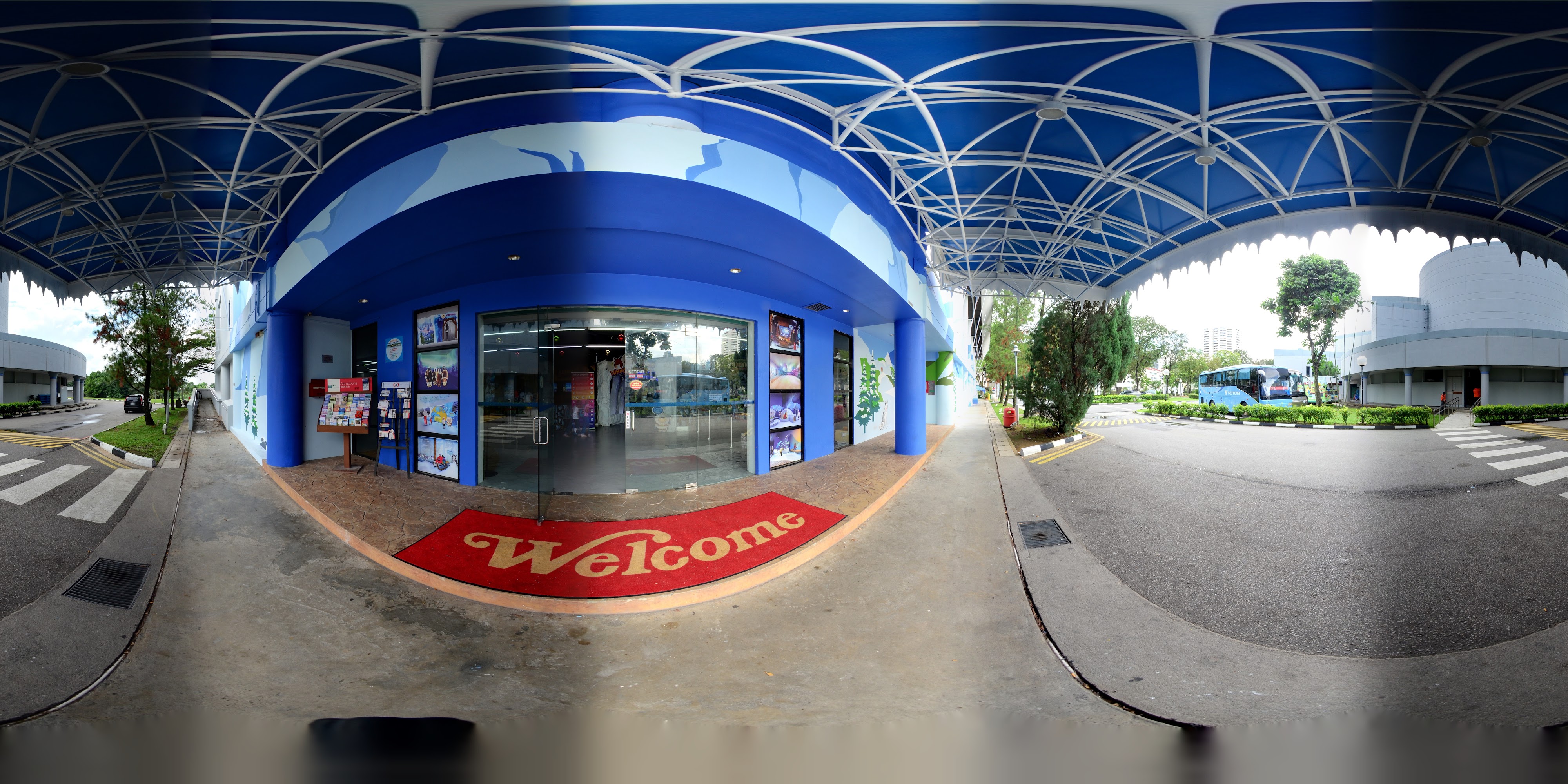 Ice Attraction Entrance Welcome