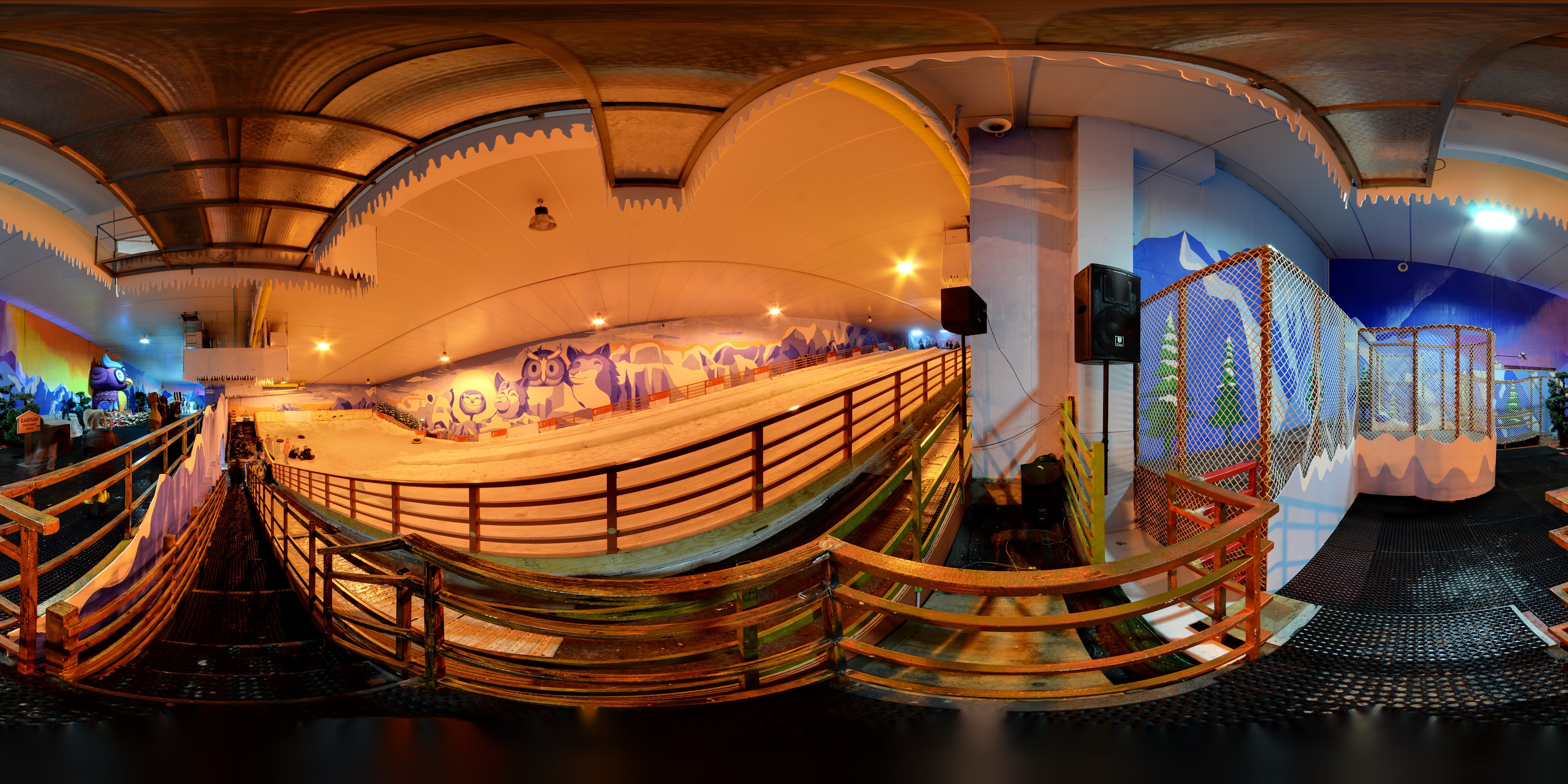 Whimsical Indoor Snow Wonderland