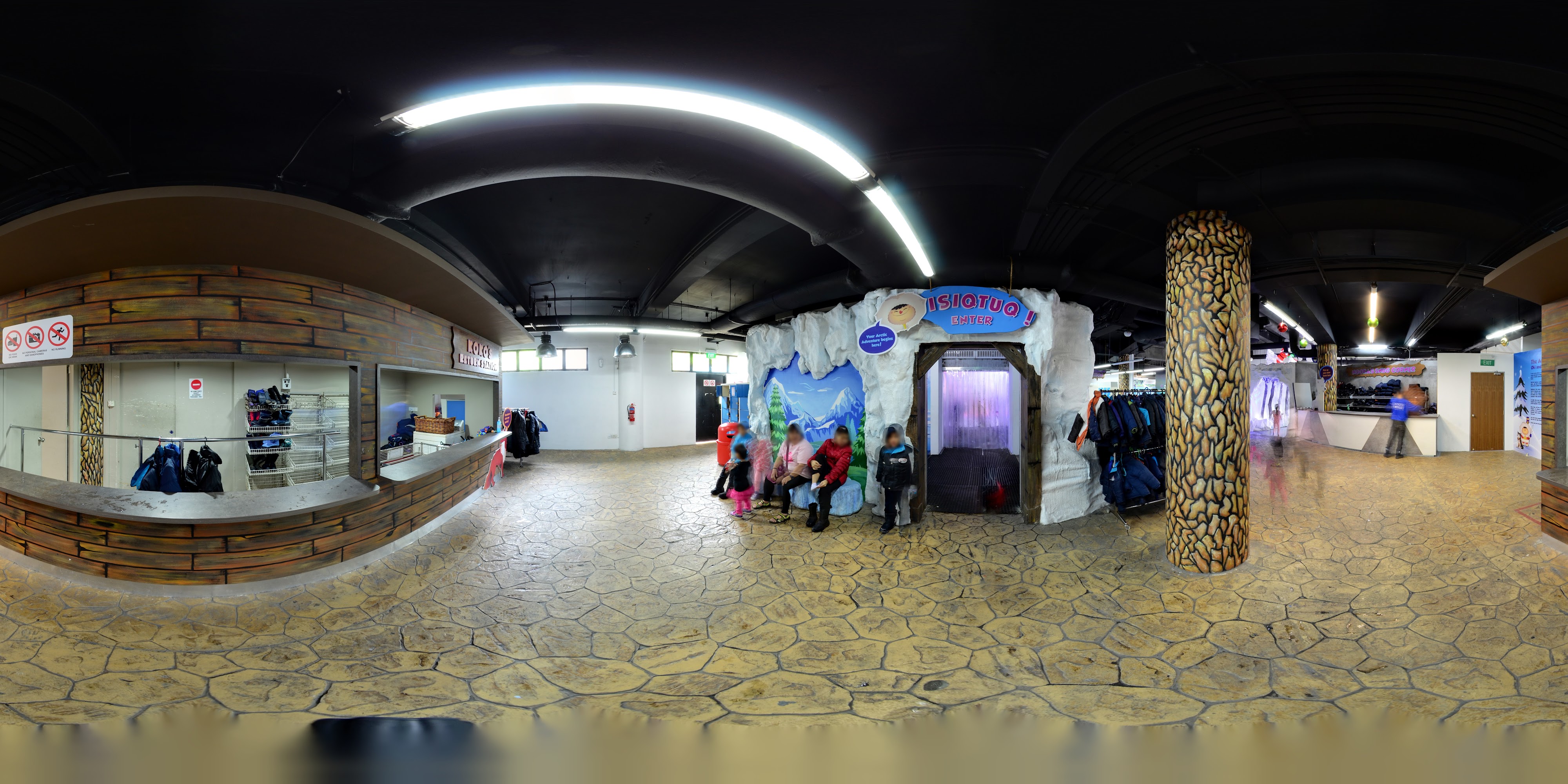 Indoor Snow Play Entrance Area