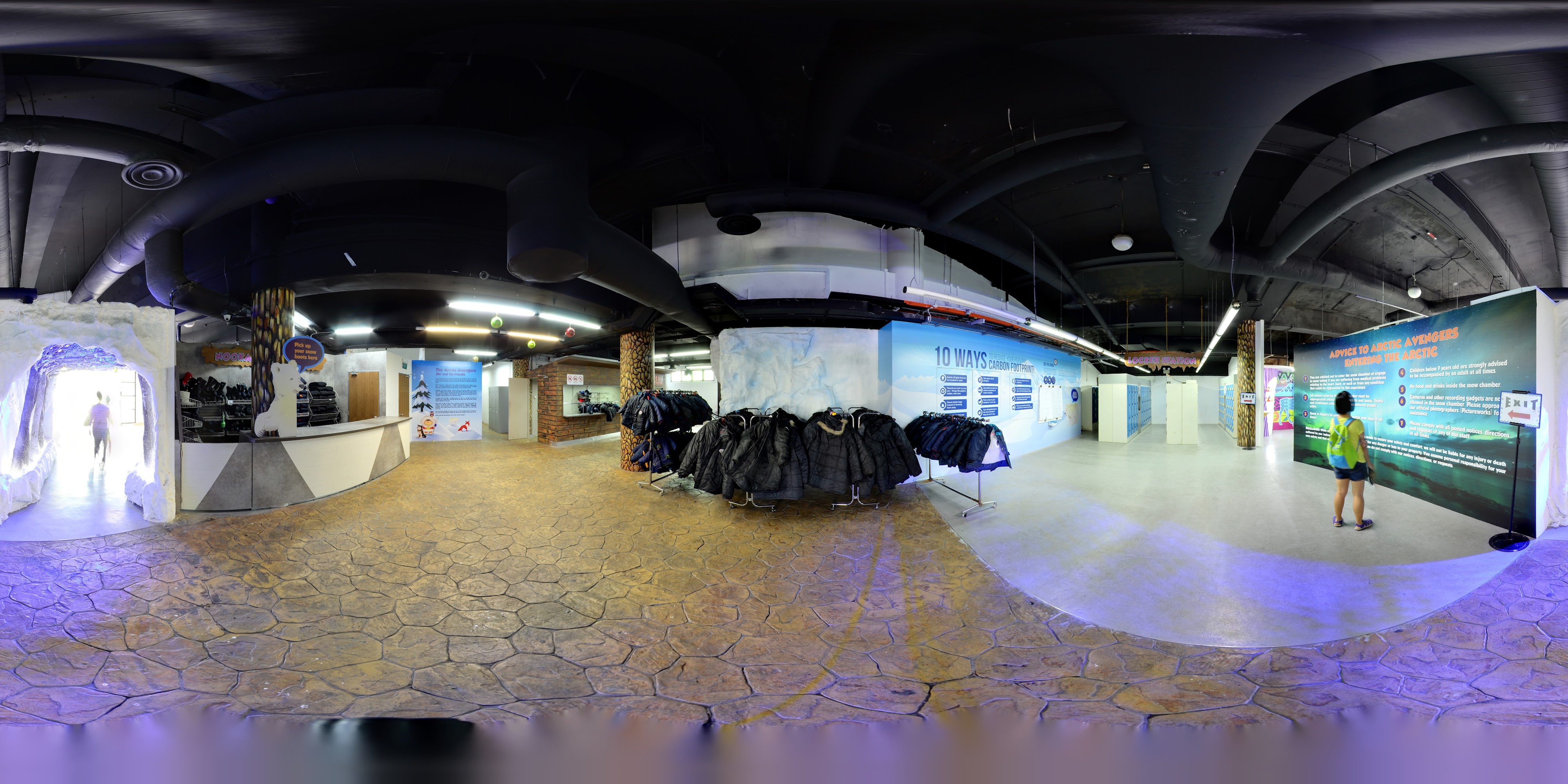 Indoor Snow Adventure Welcome Area