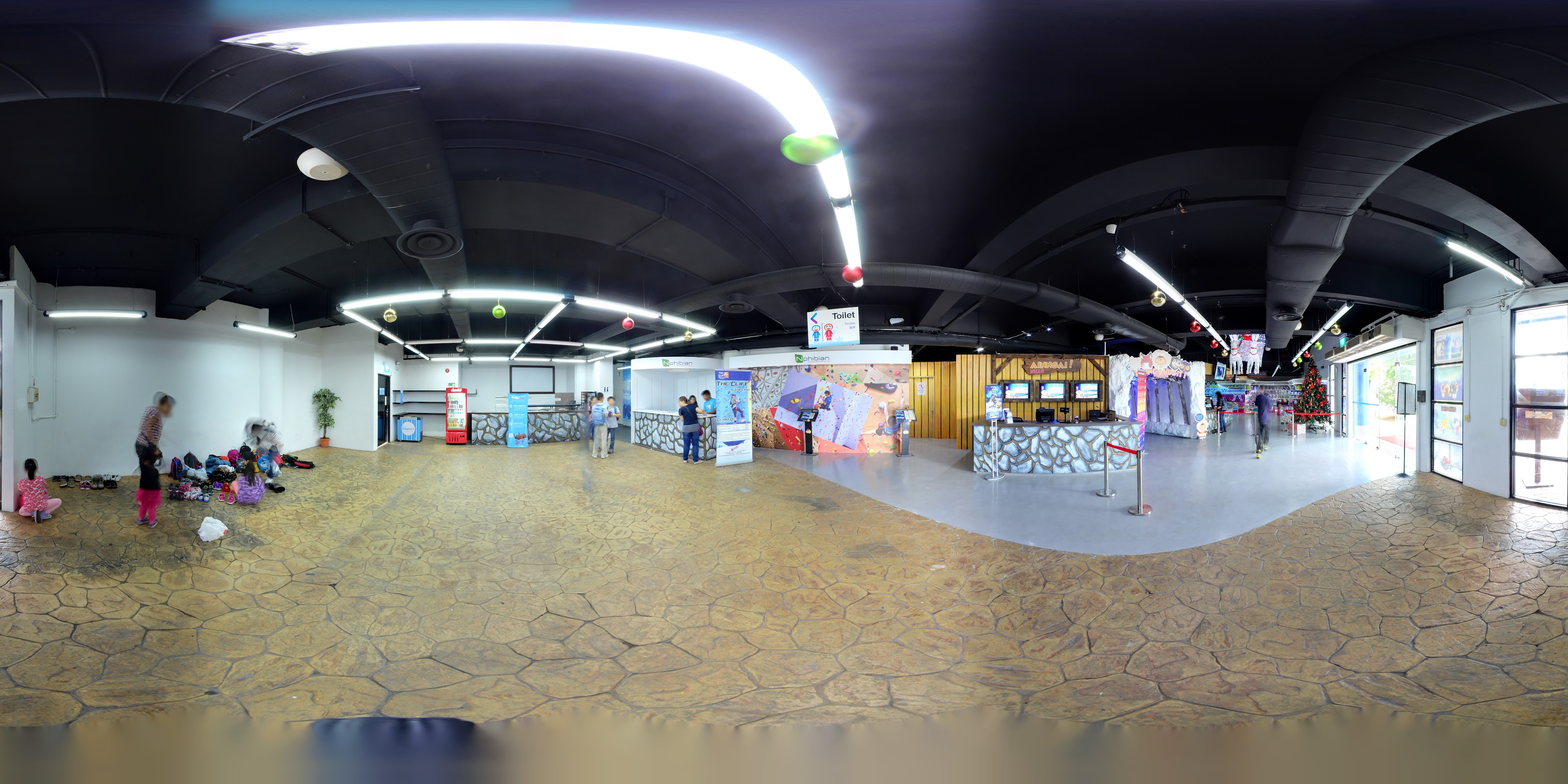 Ice-Themed Entertainment Hall Interior