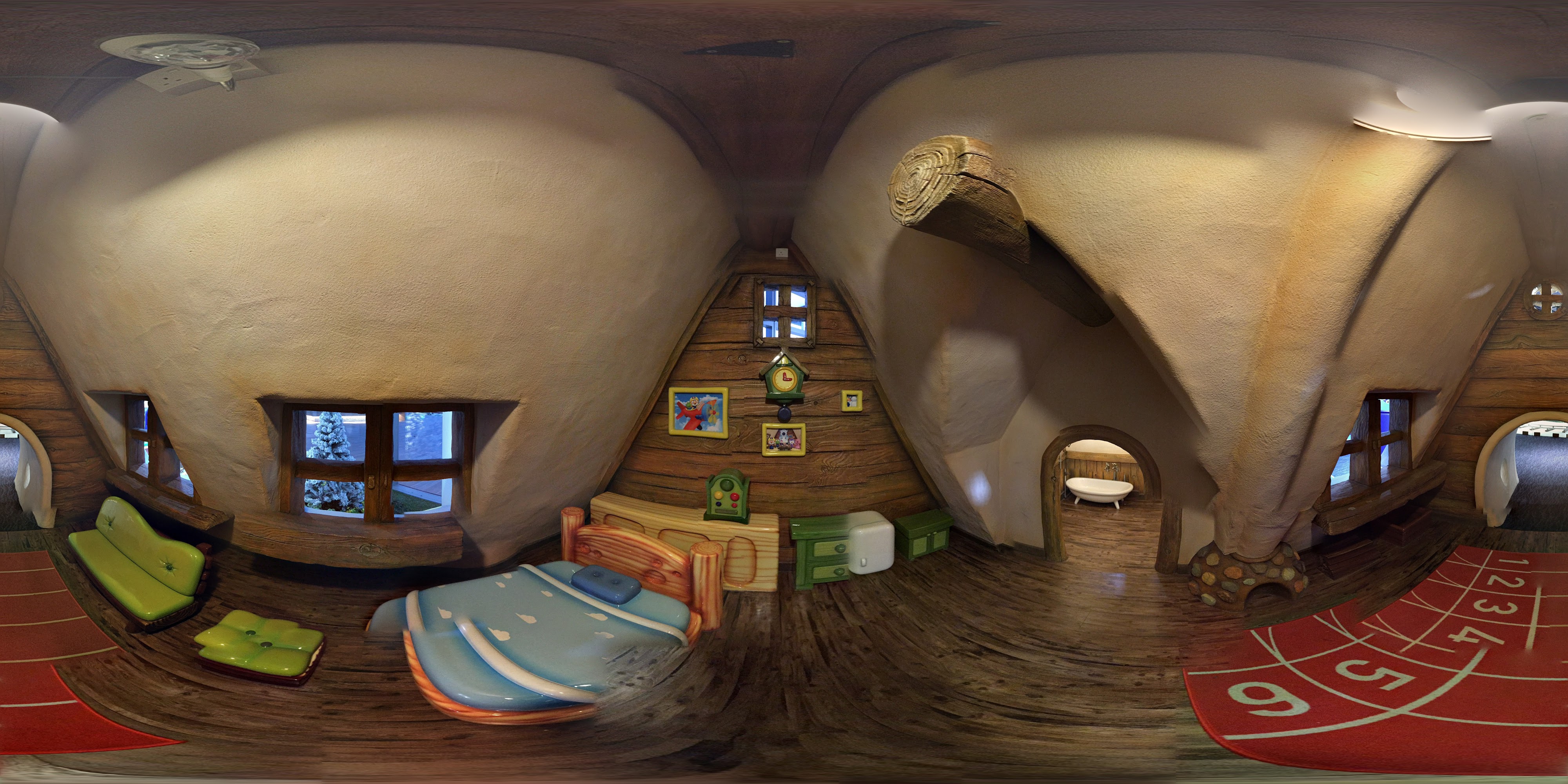 Whimsical Indoor Family Space