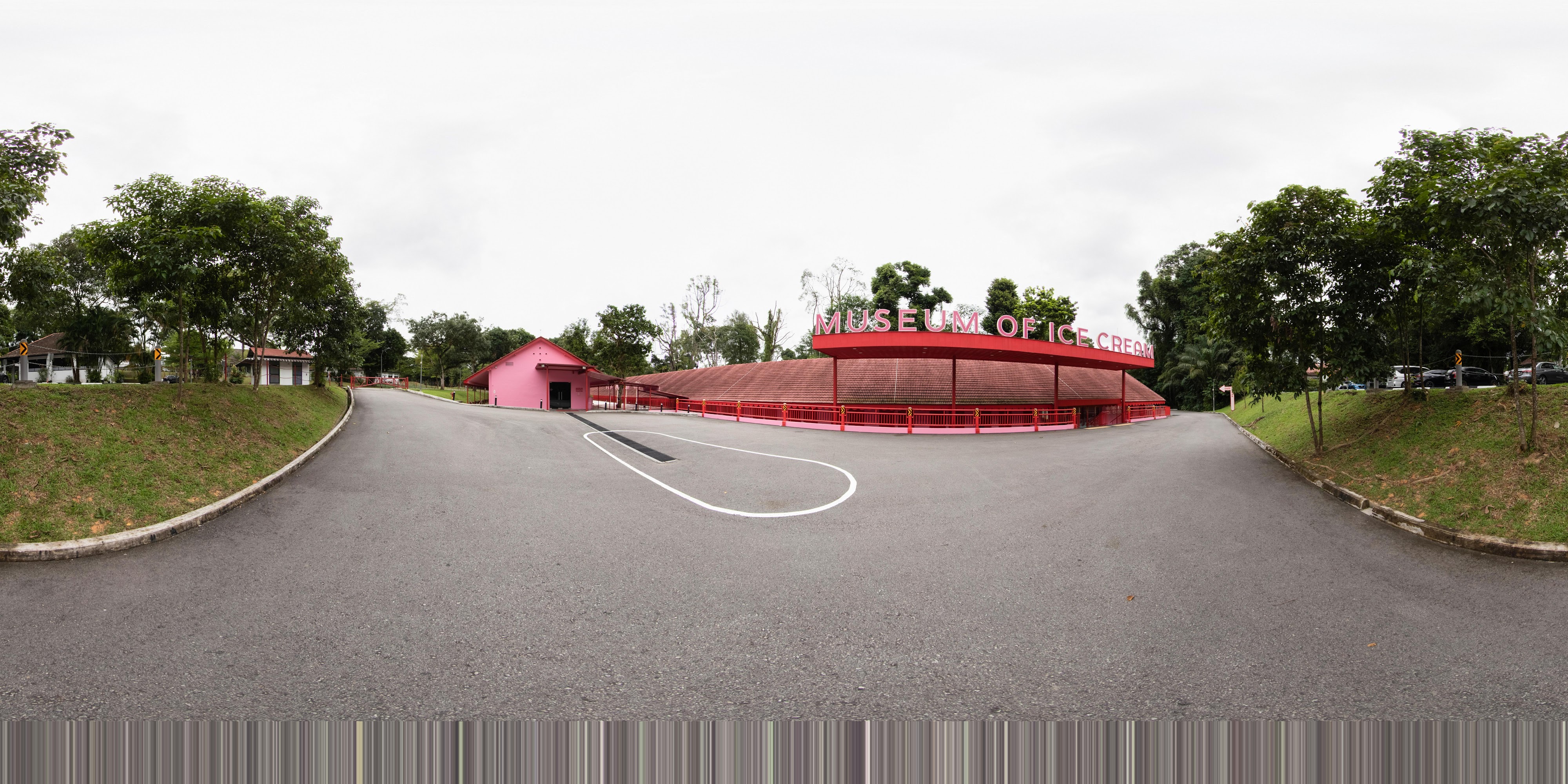 Fun Museum Entrance Driveway