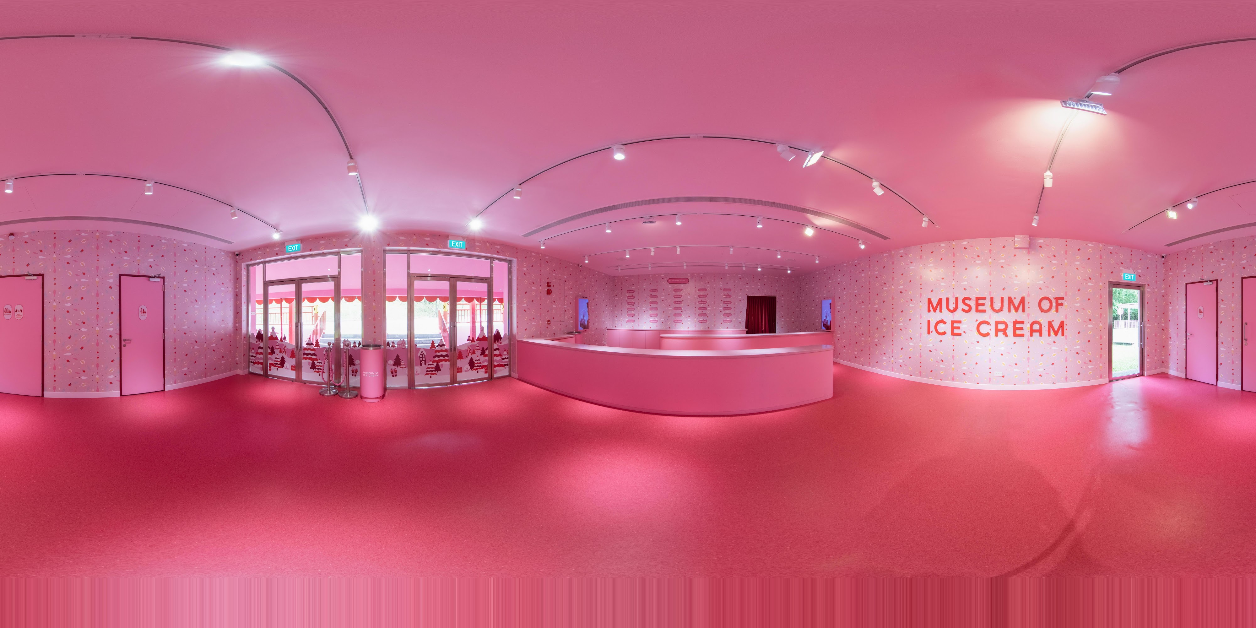 Bubblegum Pink Ice Cream Museum