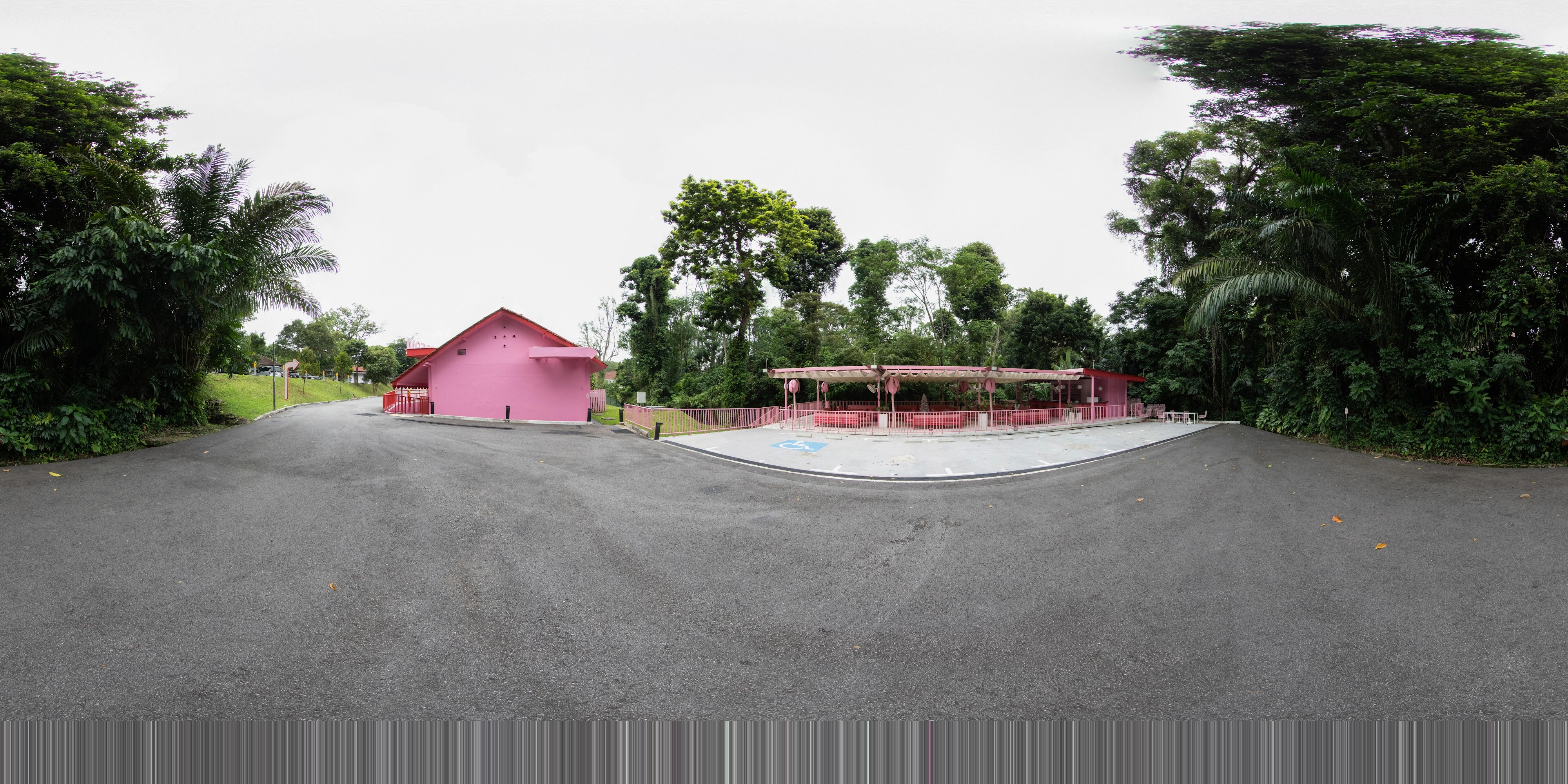 Colorful Entrance to Ice Museum