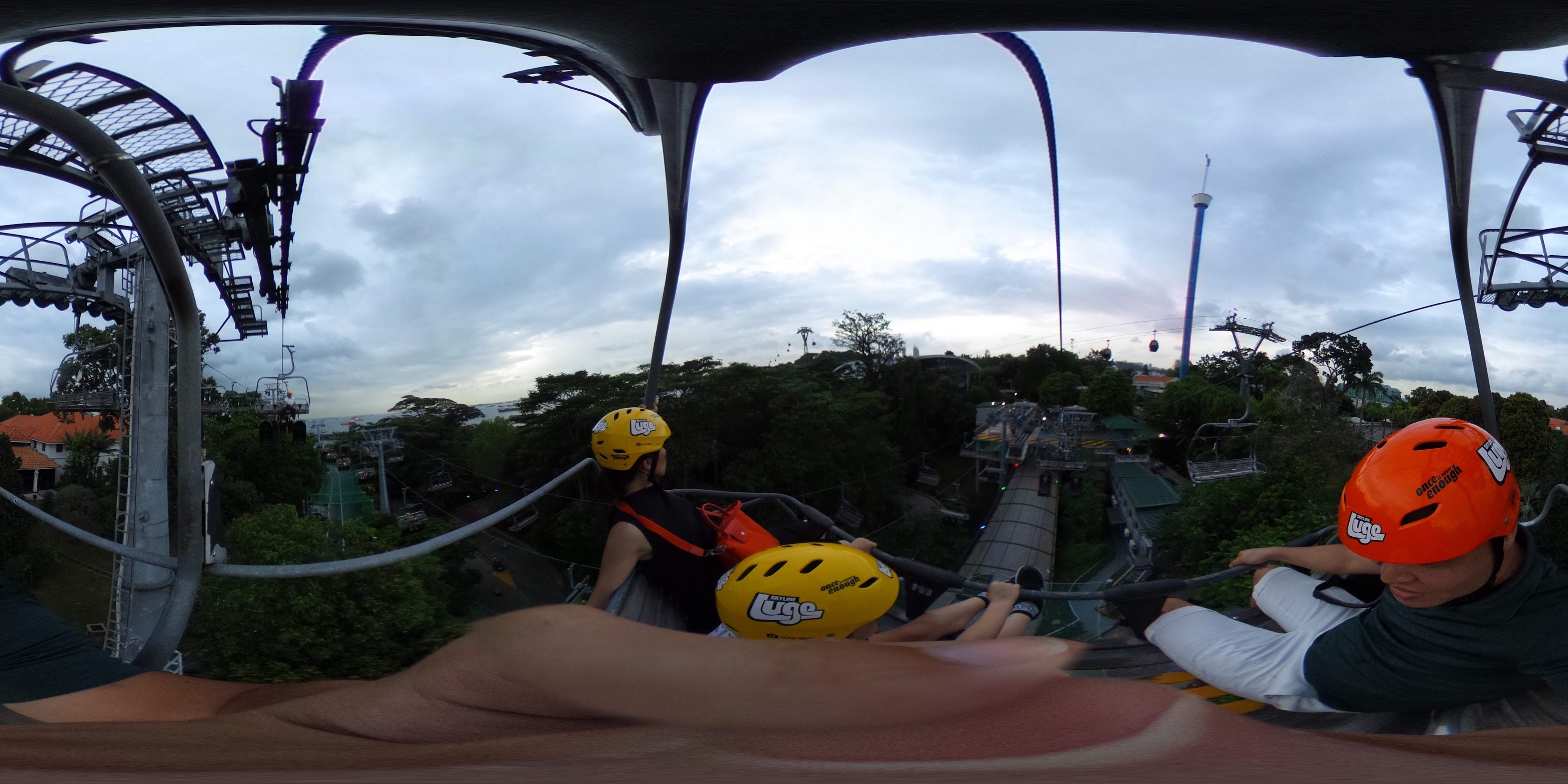 Adventurous Cable Car Ride.