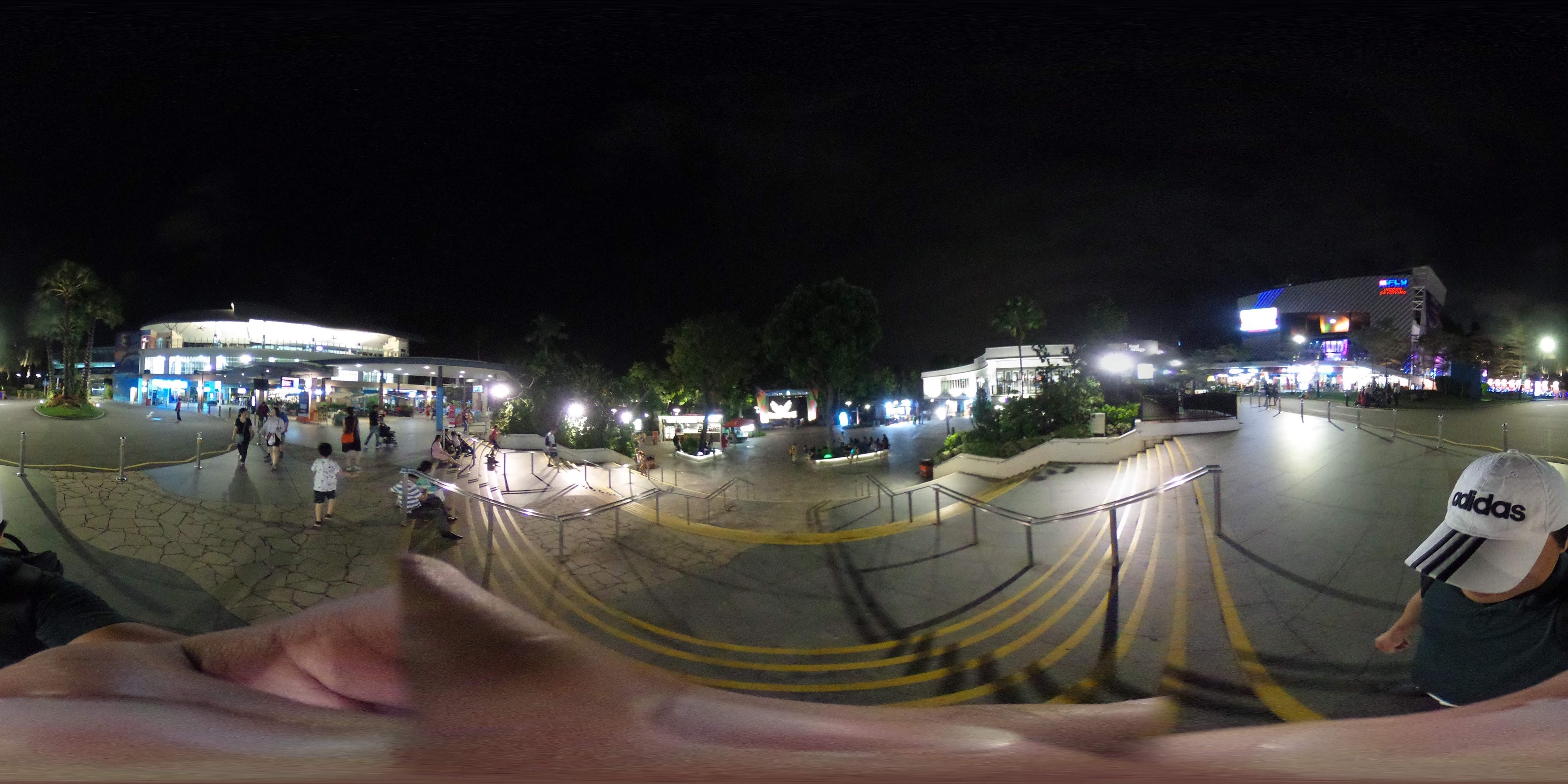 Nighttime Fun Under Starlit Sky