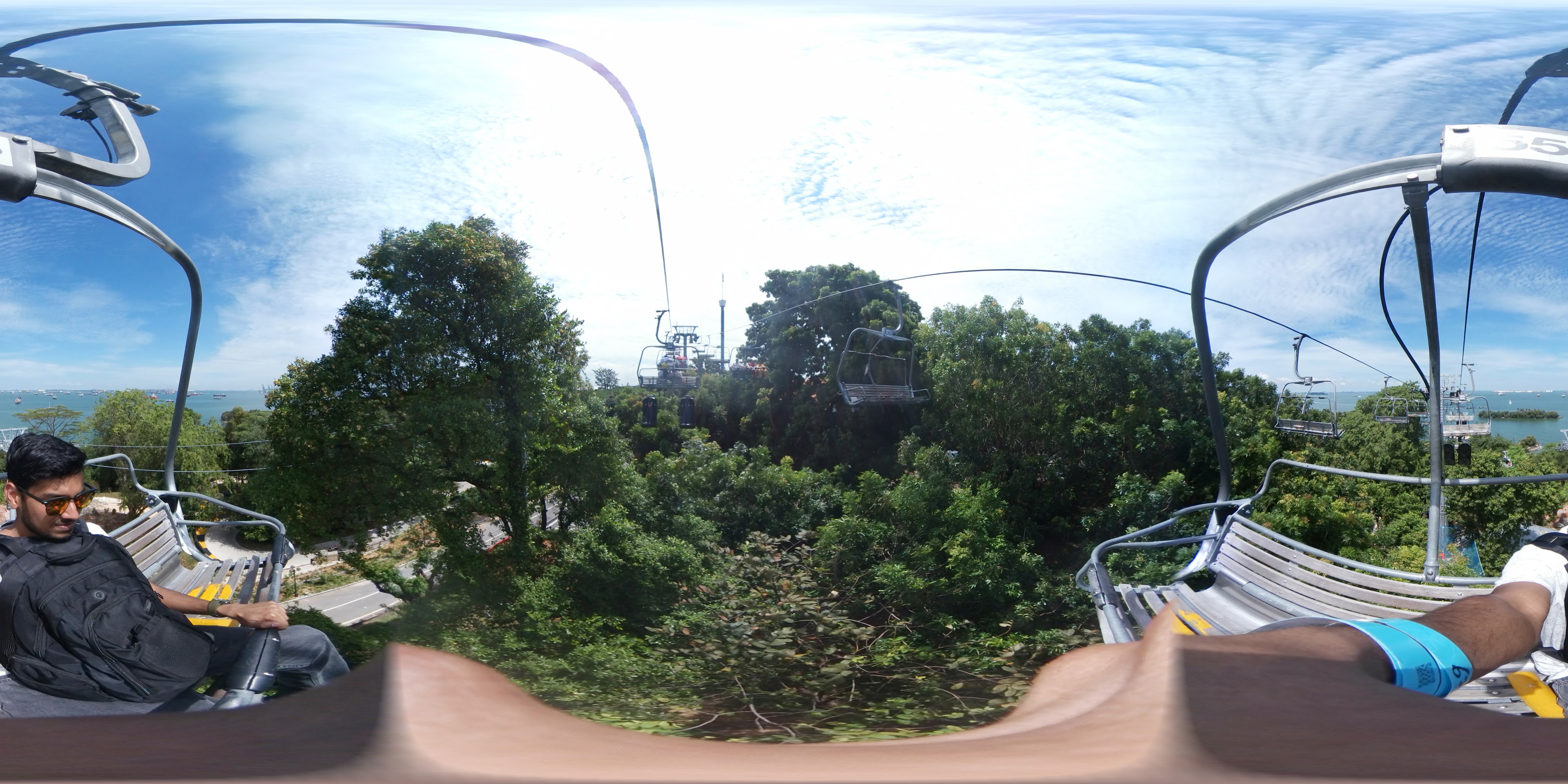 Luge Ride With City View