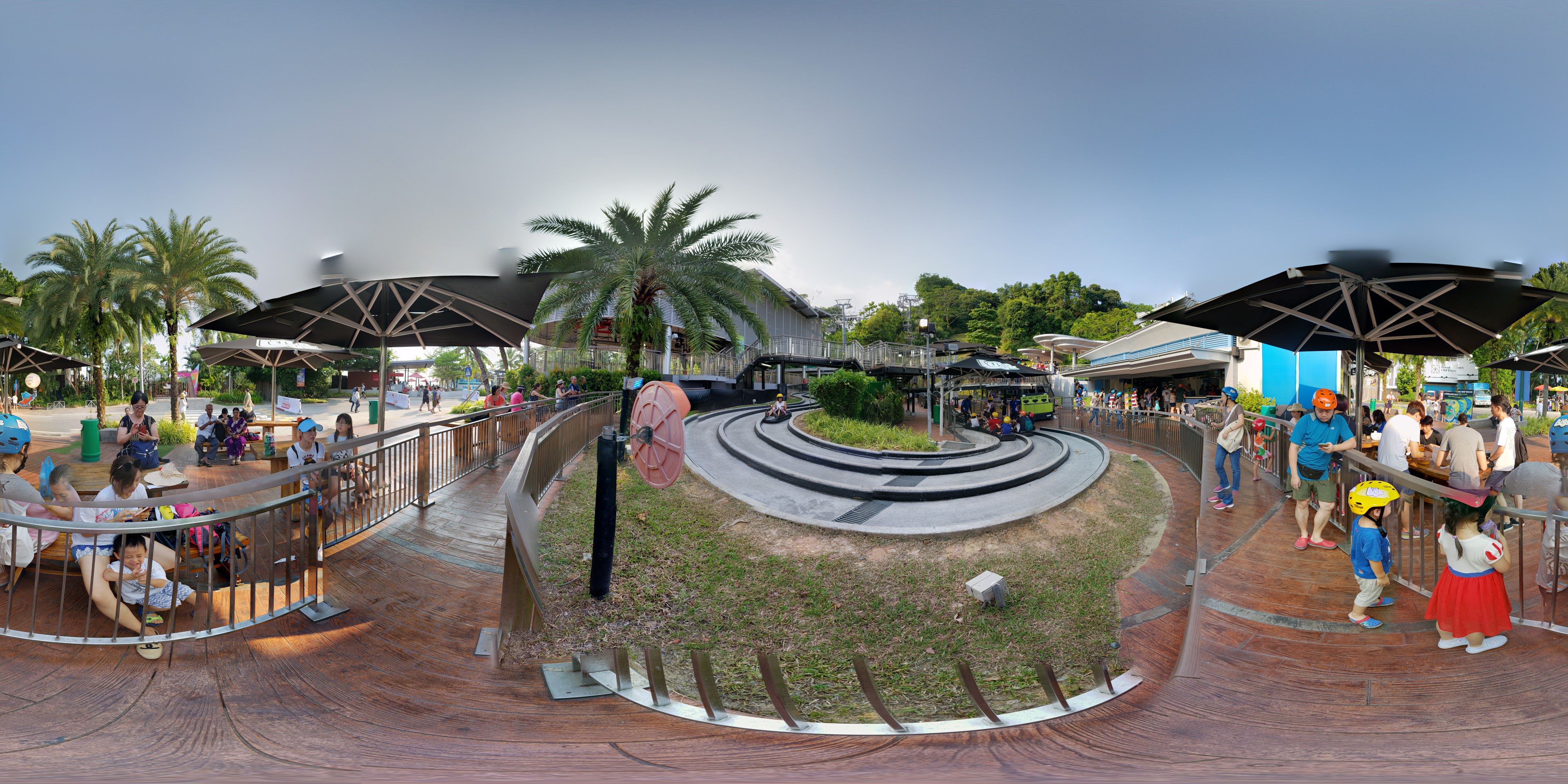 Luge Track Family Gathering Area
