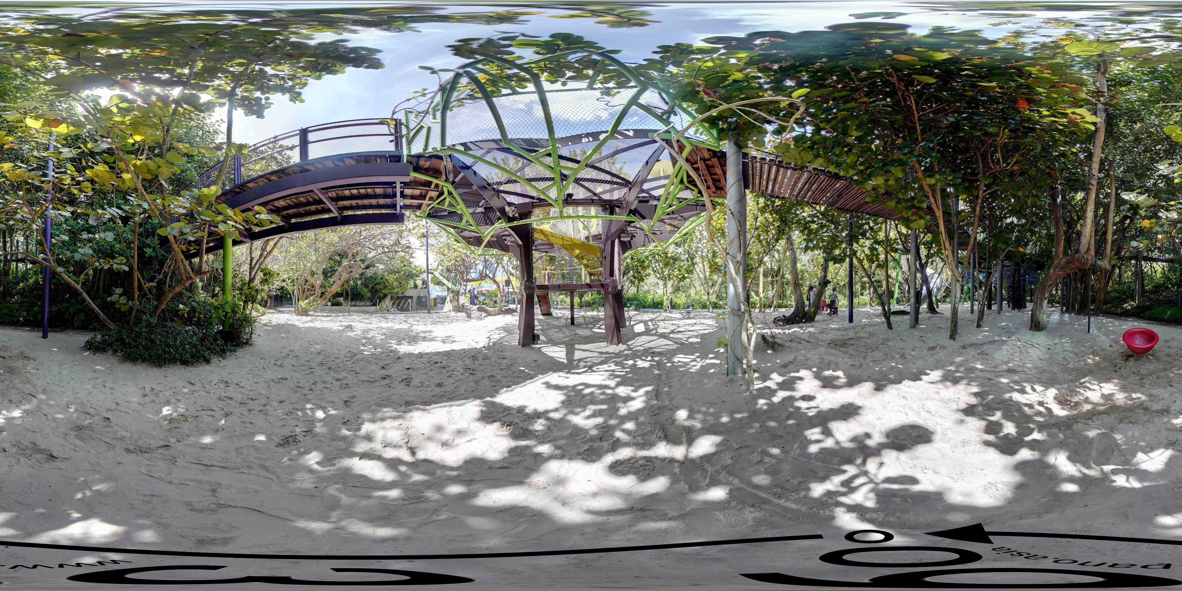 Sandy Playground Nature Walkway