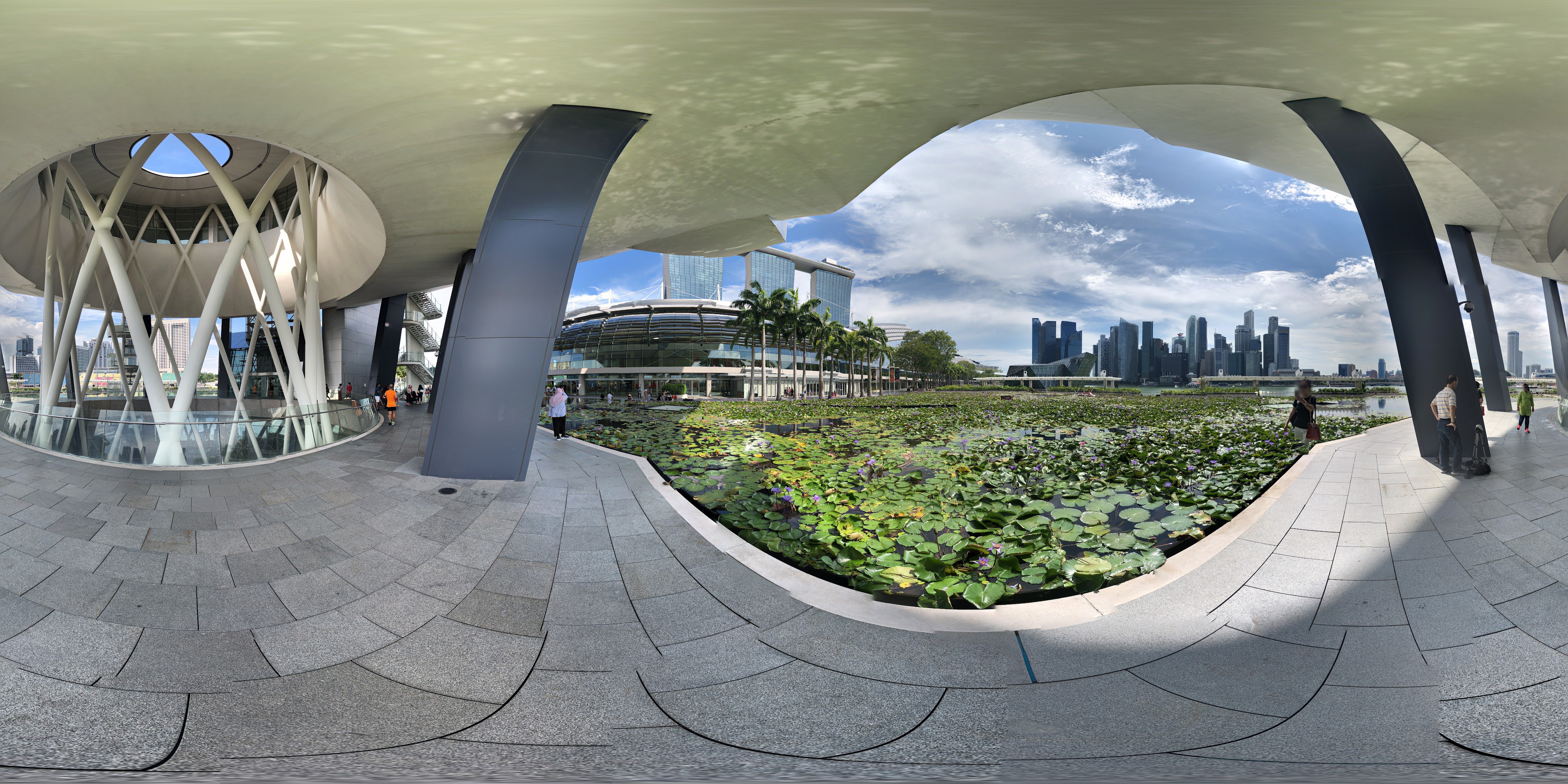 Urban Pavillion, City Skyline