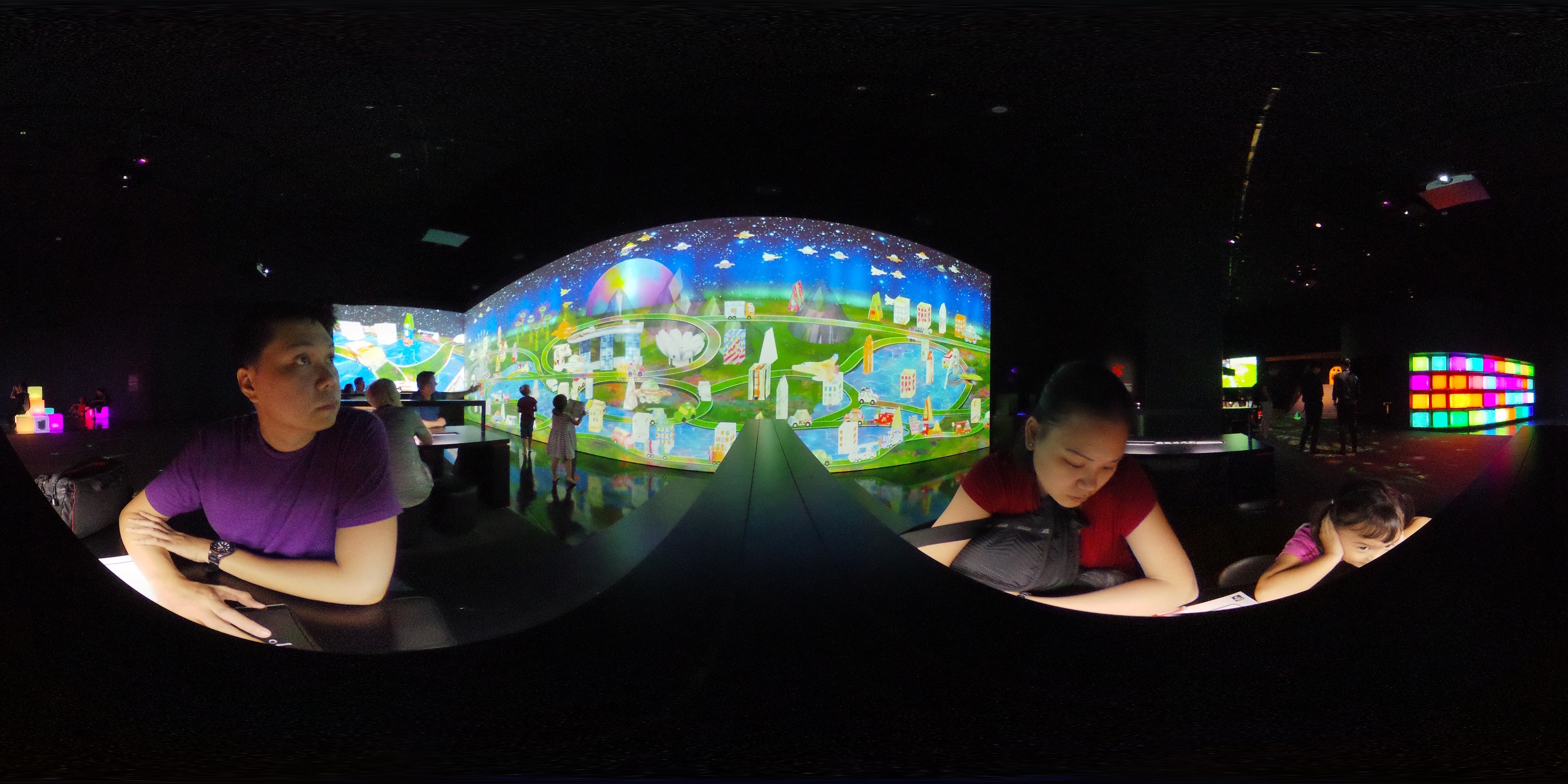 Colorful Interactive Exhibits