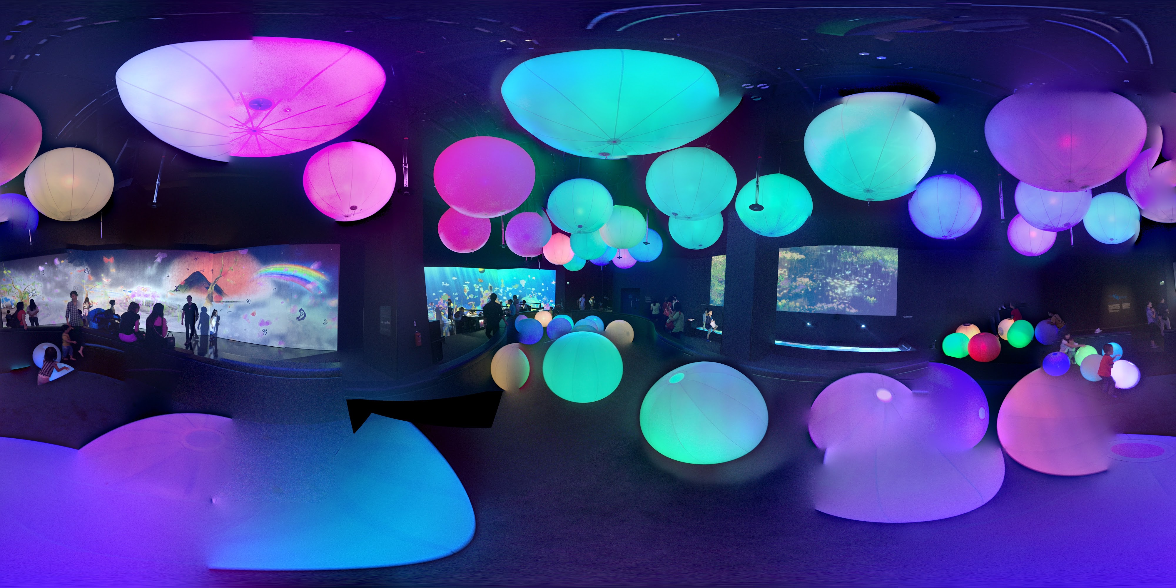 Colorful Dynamic Sphere Exhibit