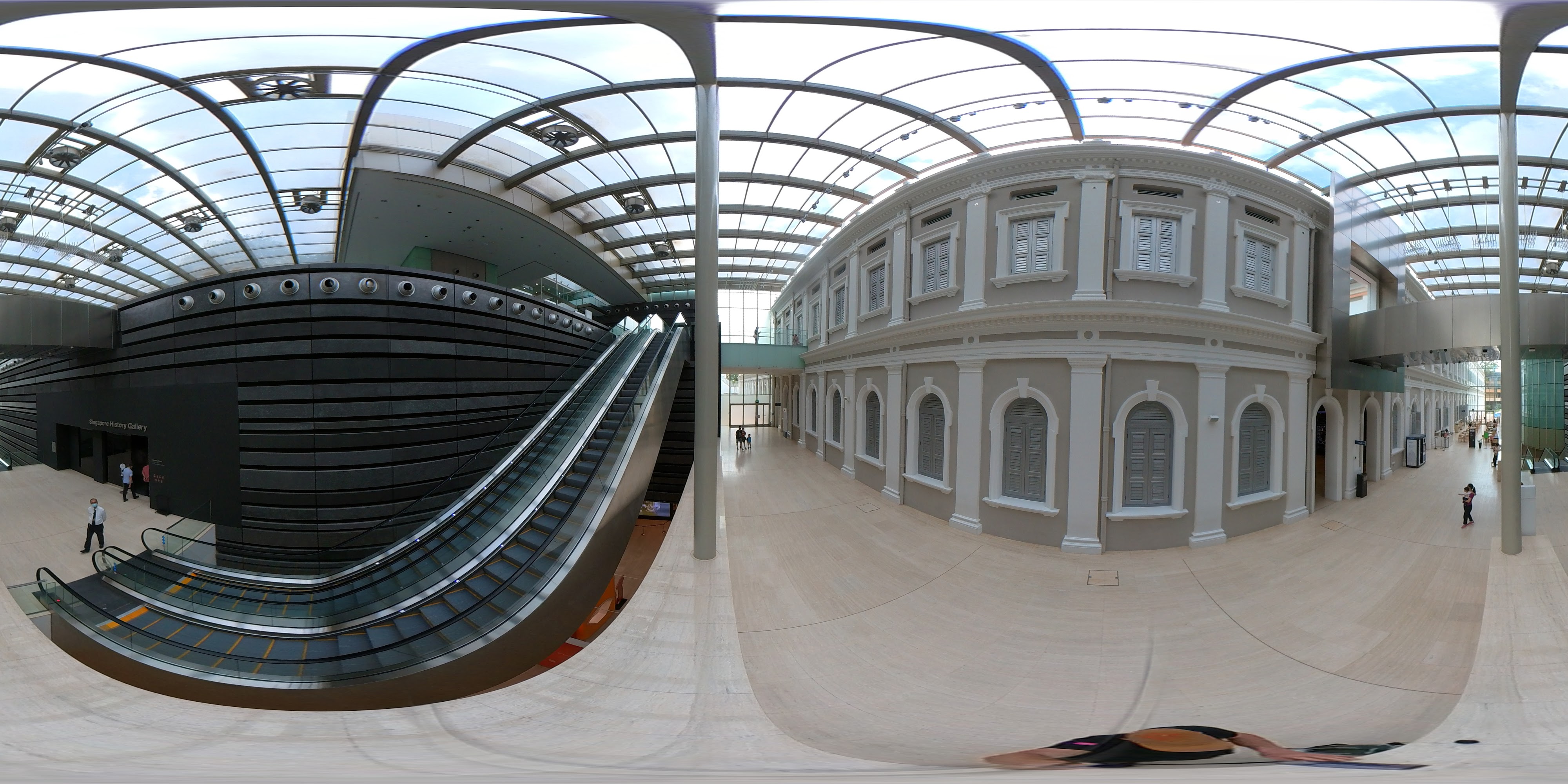 Historical Building with Escalator