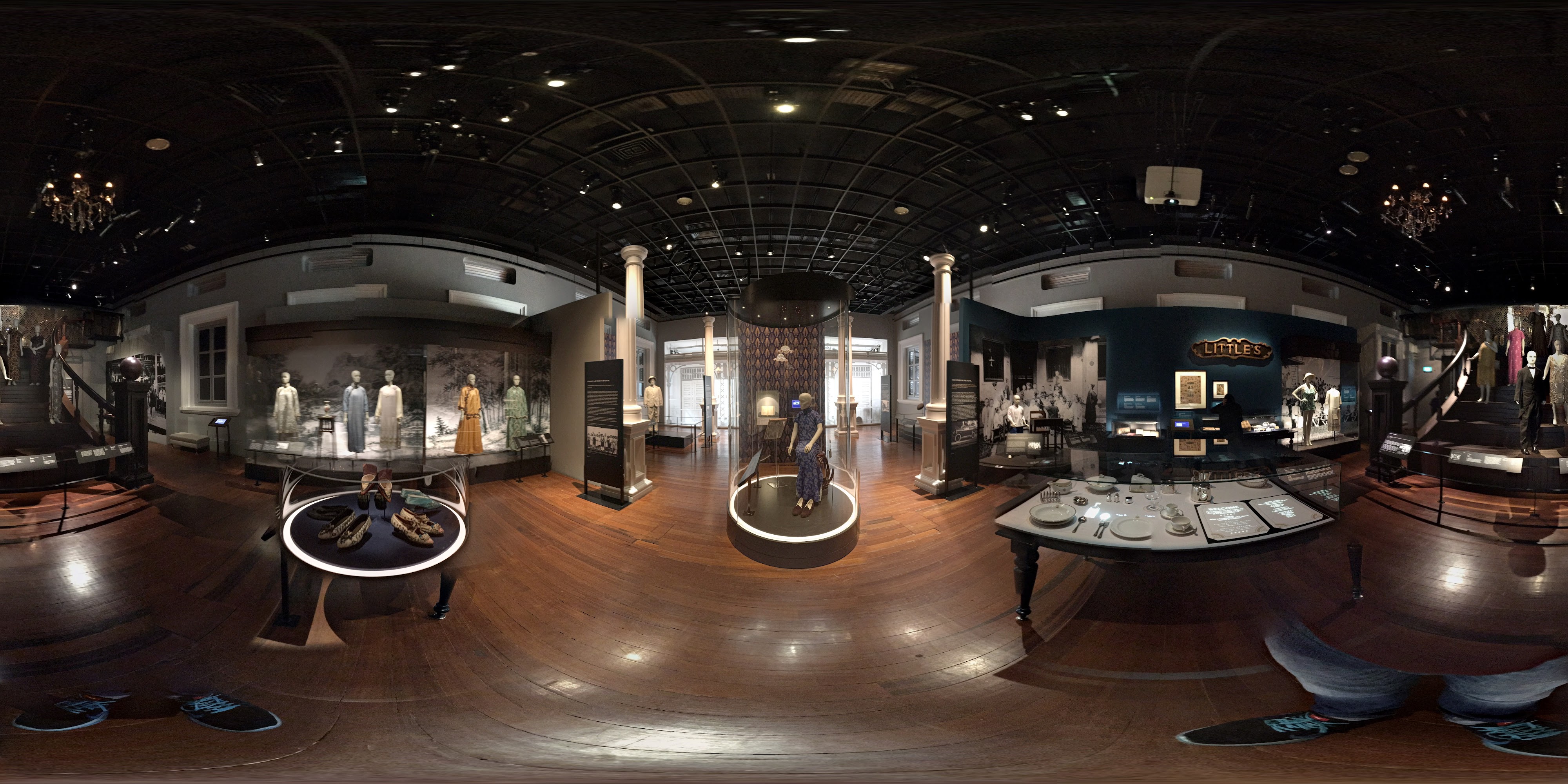 Historical Fashion Exhibition Room
