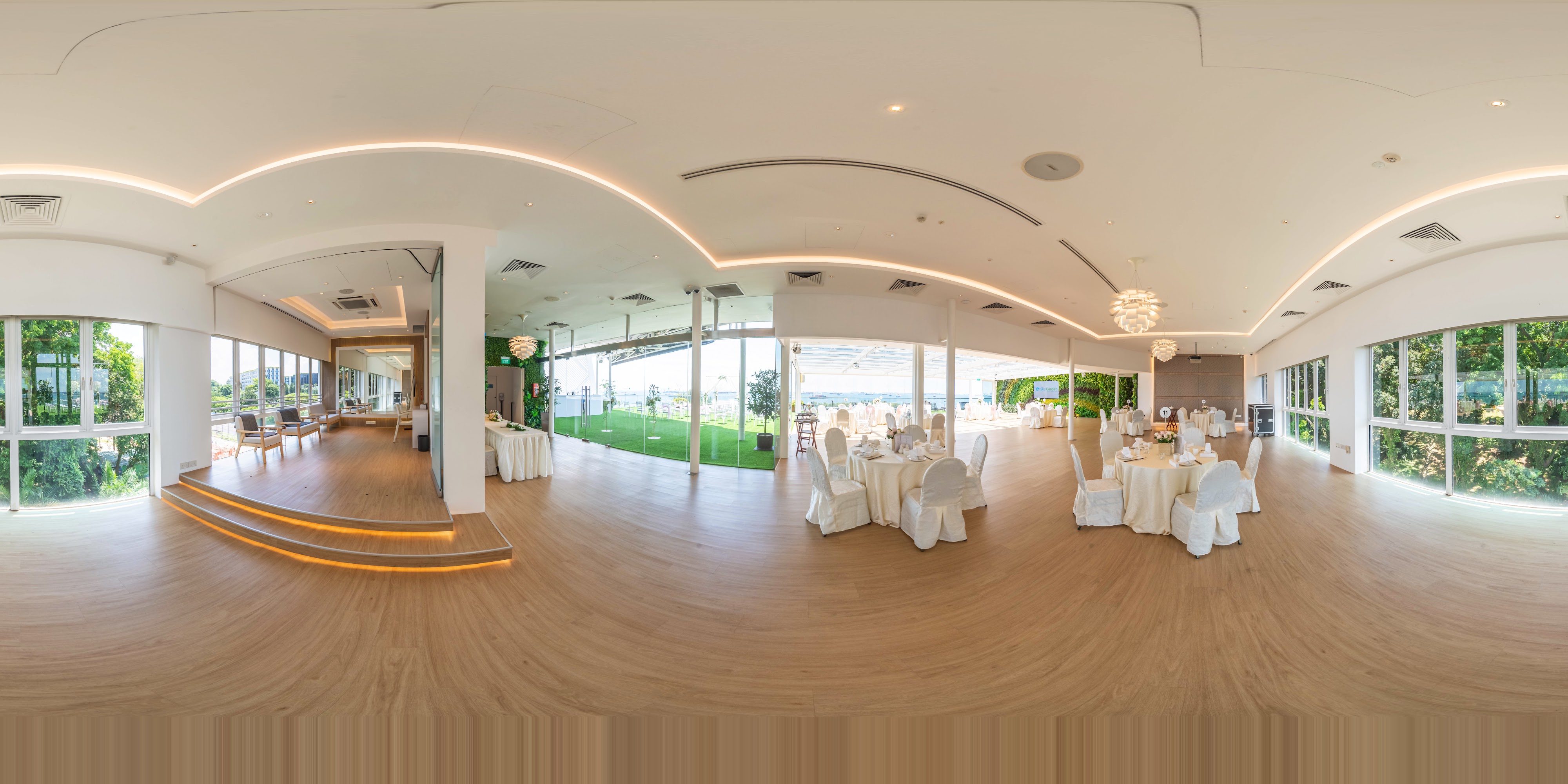 Modern Banquet Hall Interior