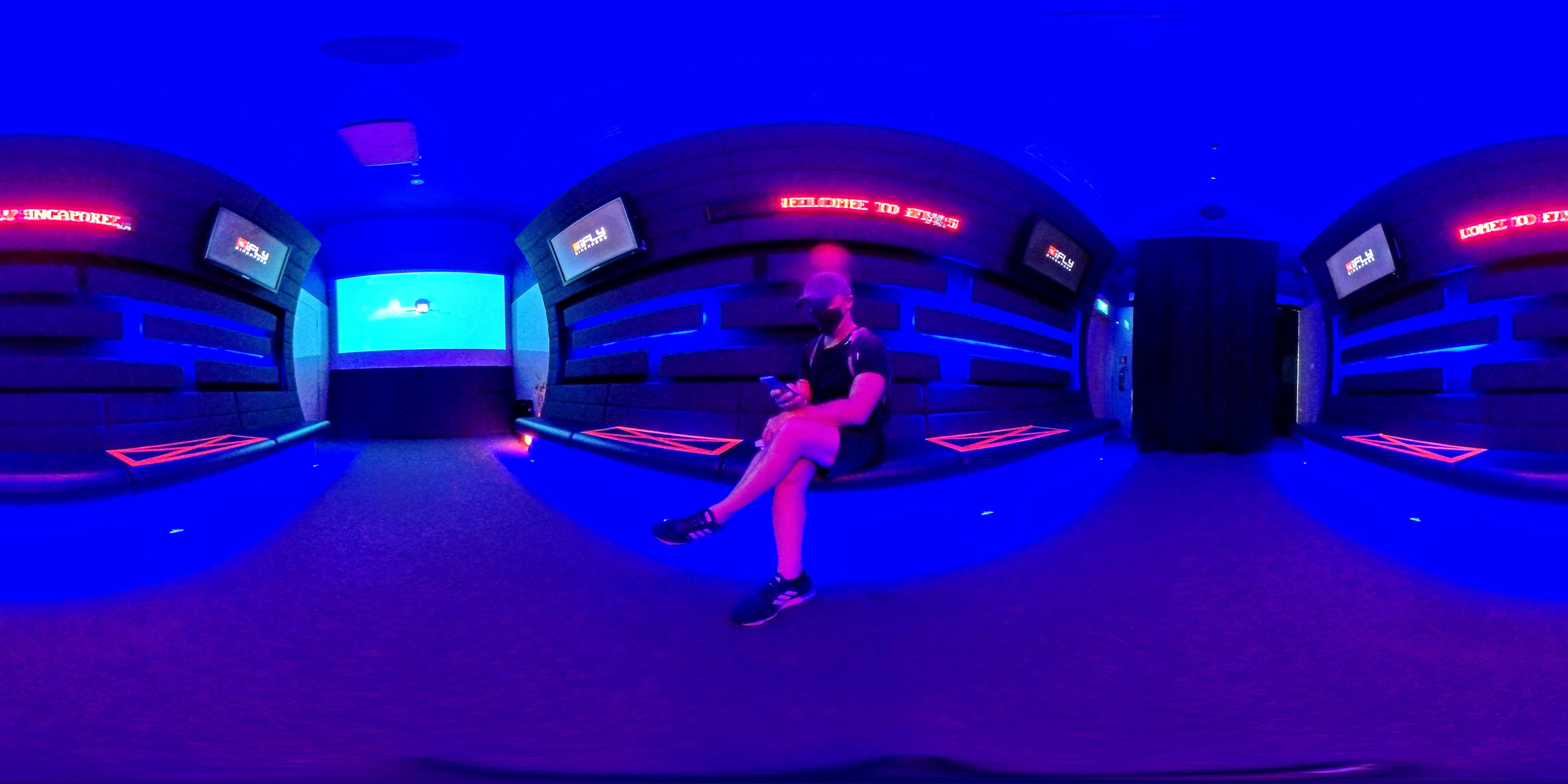 Indoor Skydiving Experience With Visitor