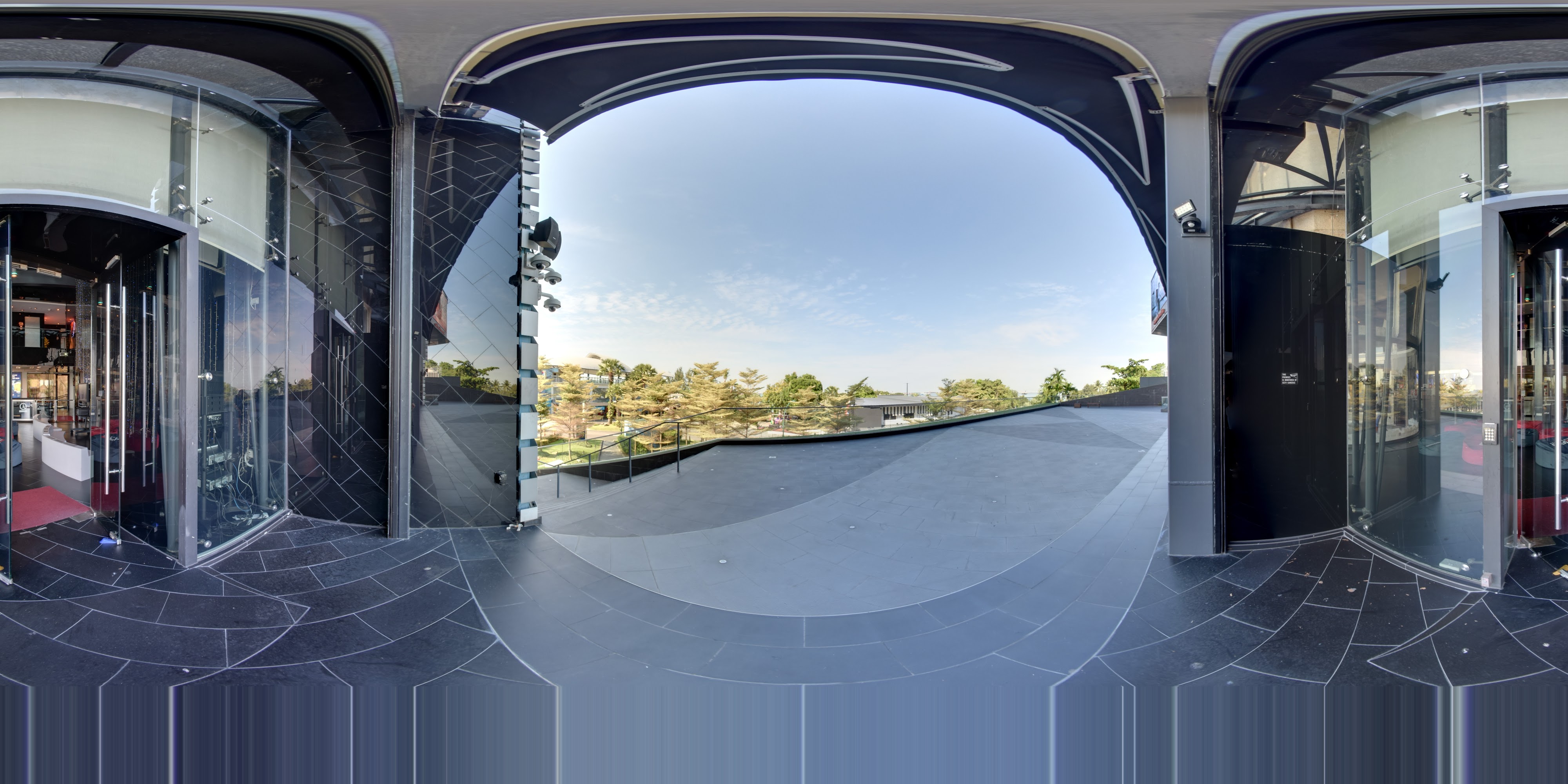 Indoor Skydiving Facility Entrance