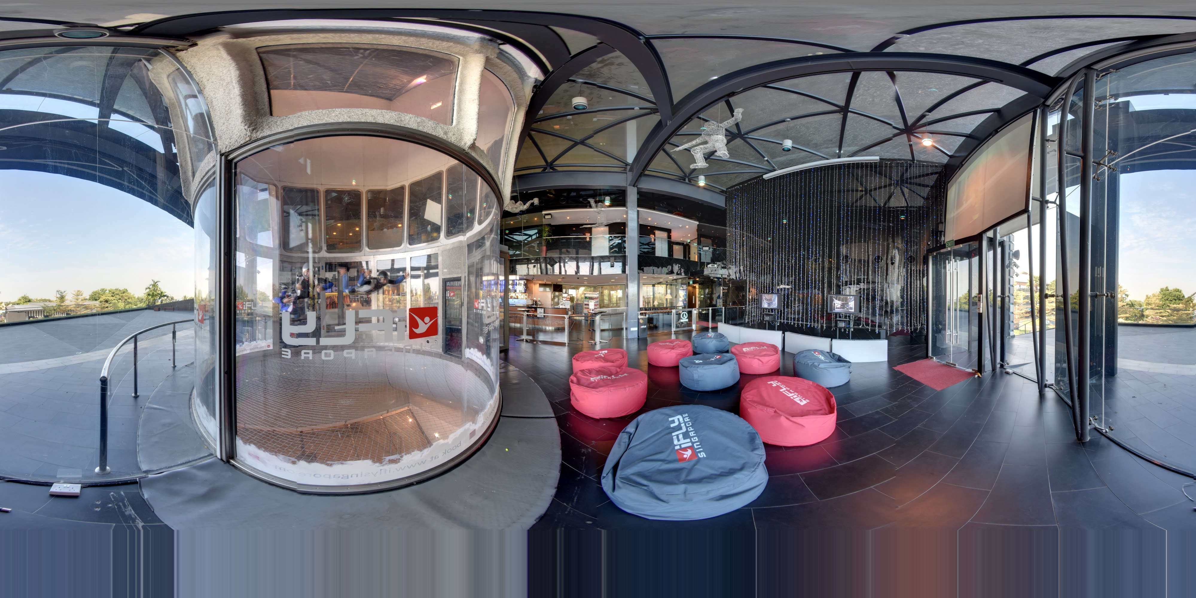 Indoor Skydiving Experience Lounge
