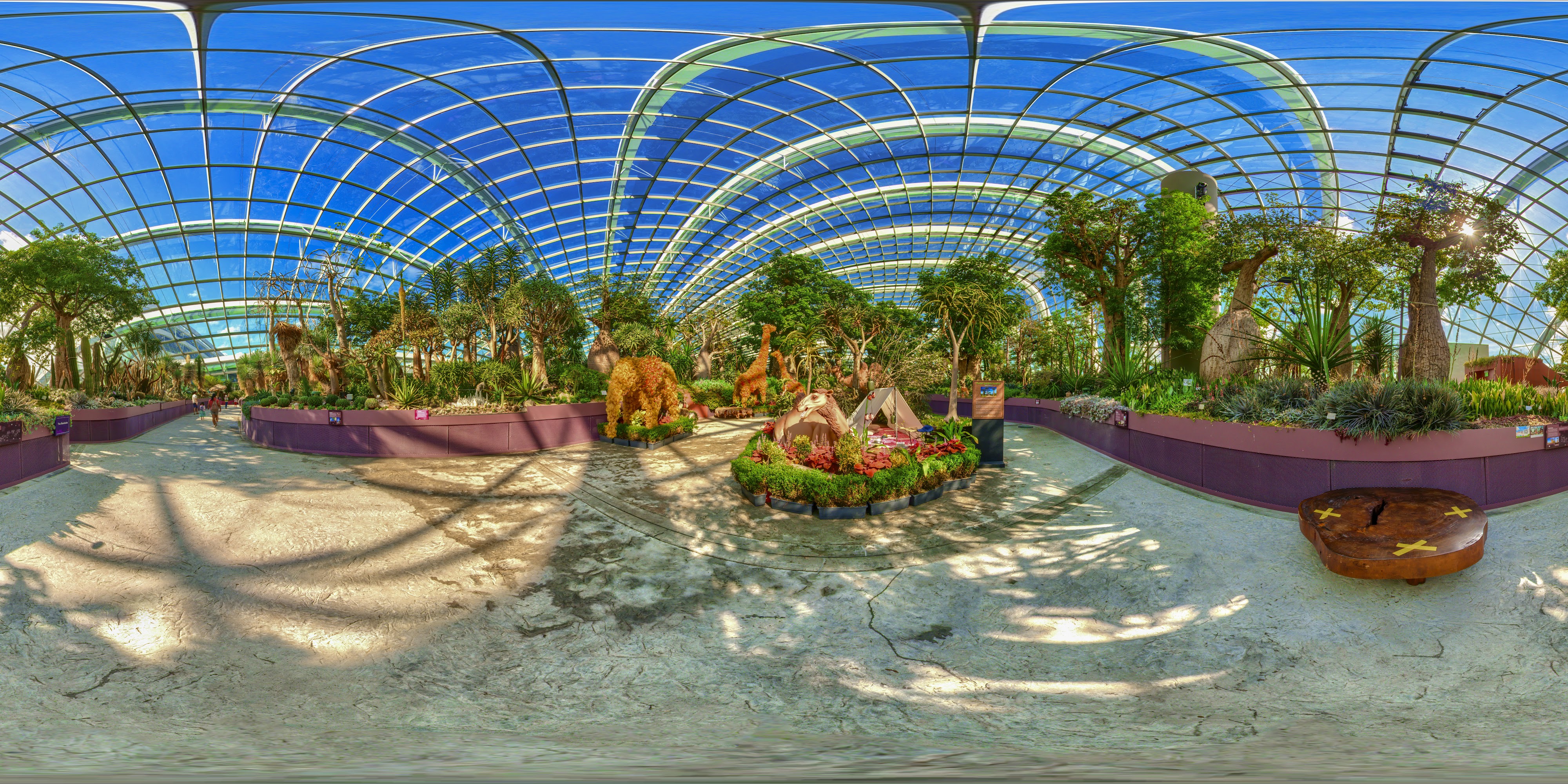 Tropical Greenhouse Exterior Vividness