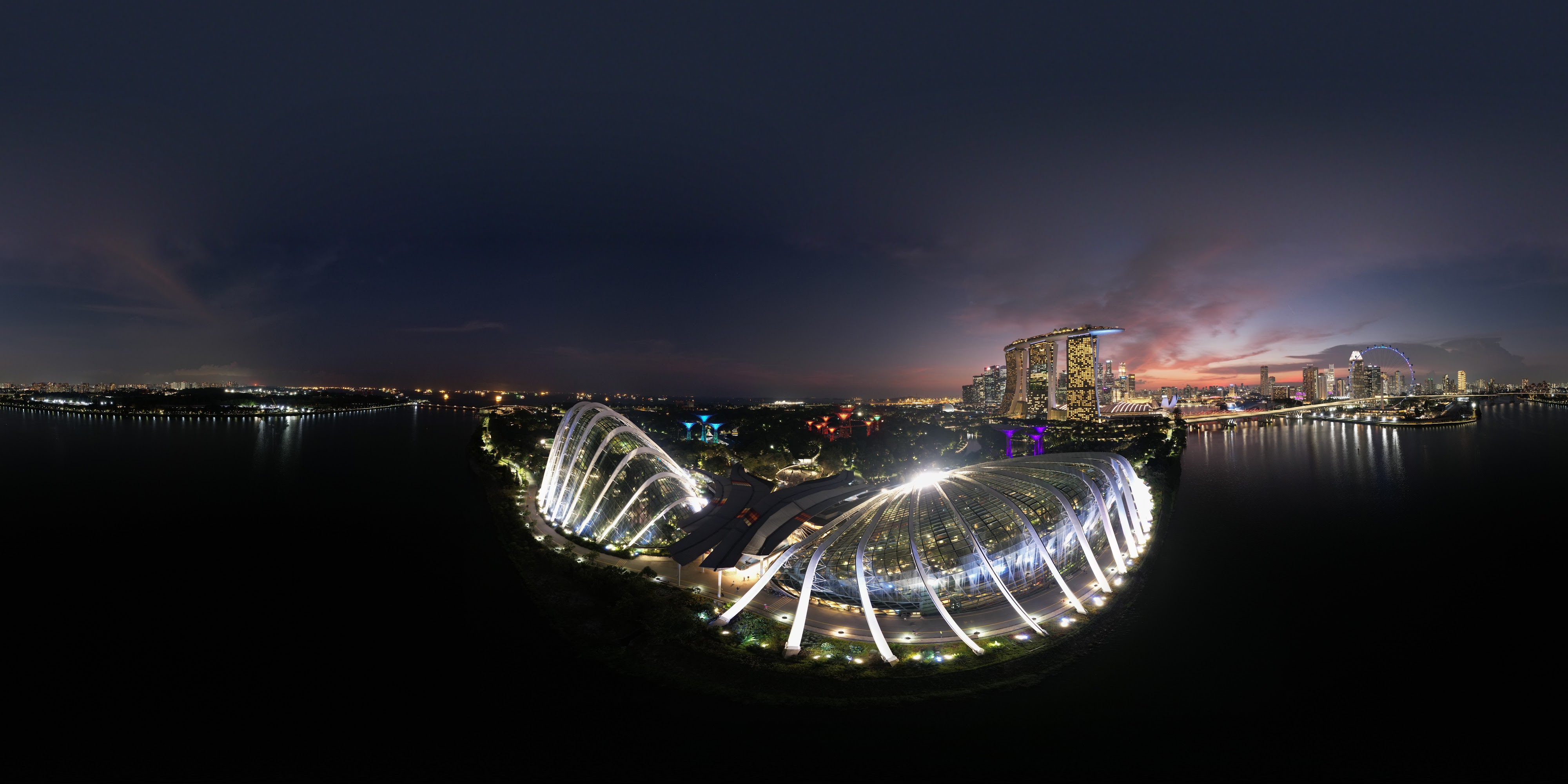 Garden Dome at Dusk