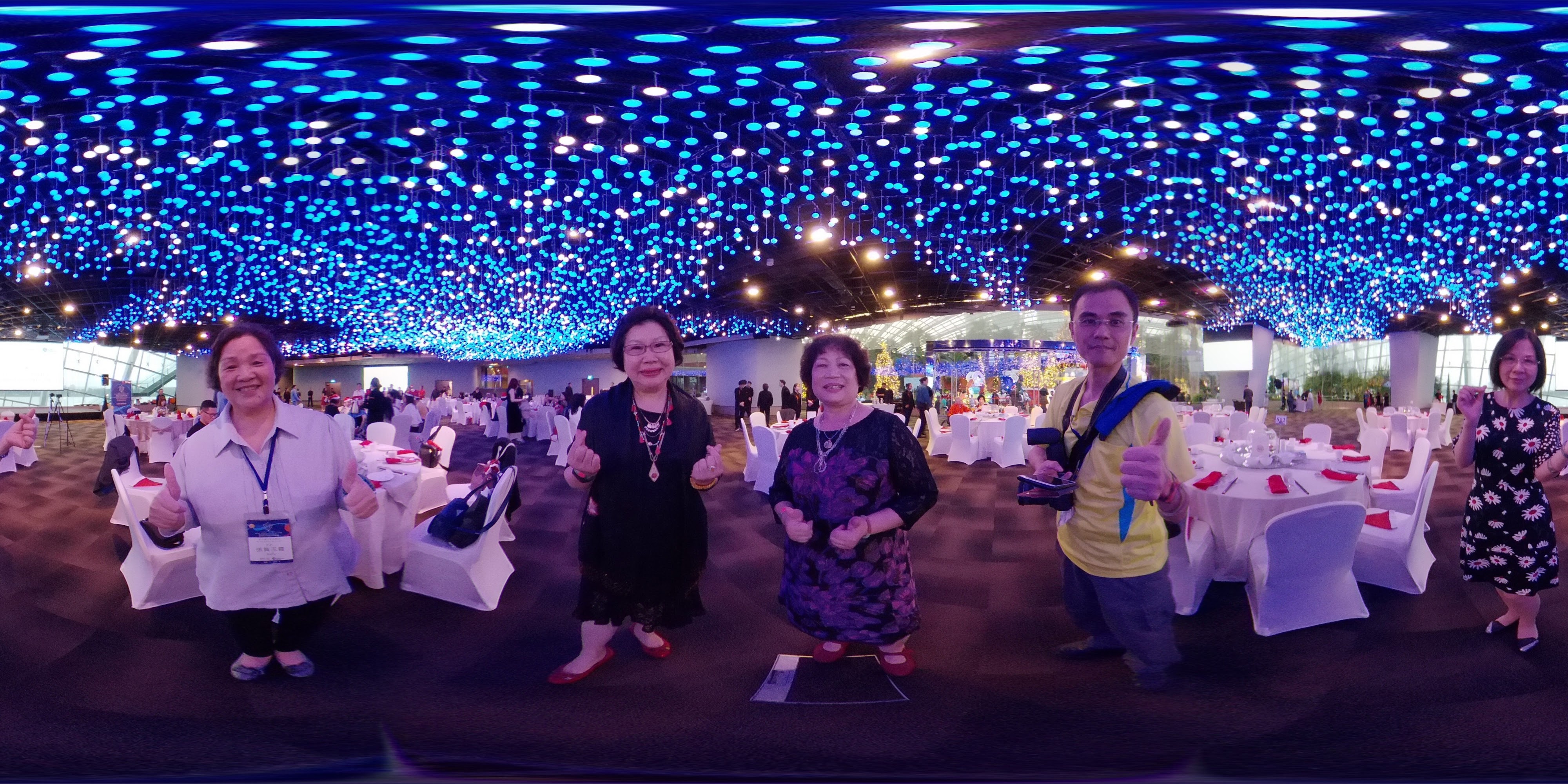 Glowing Lighted Celebration Evening