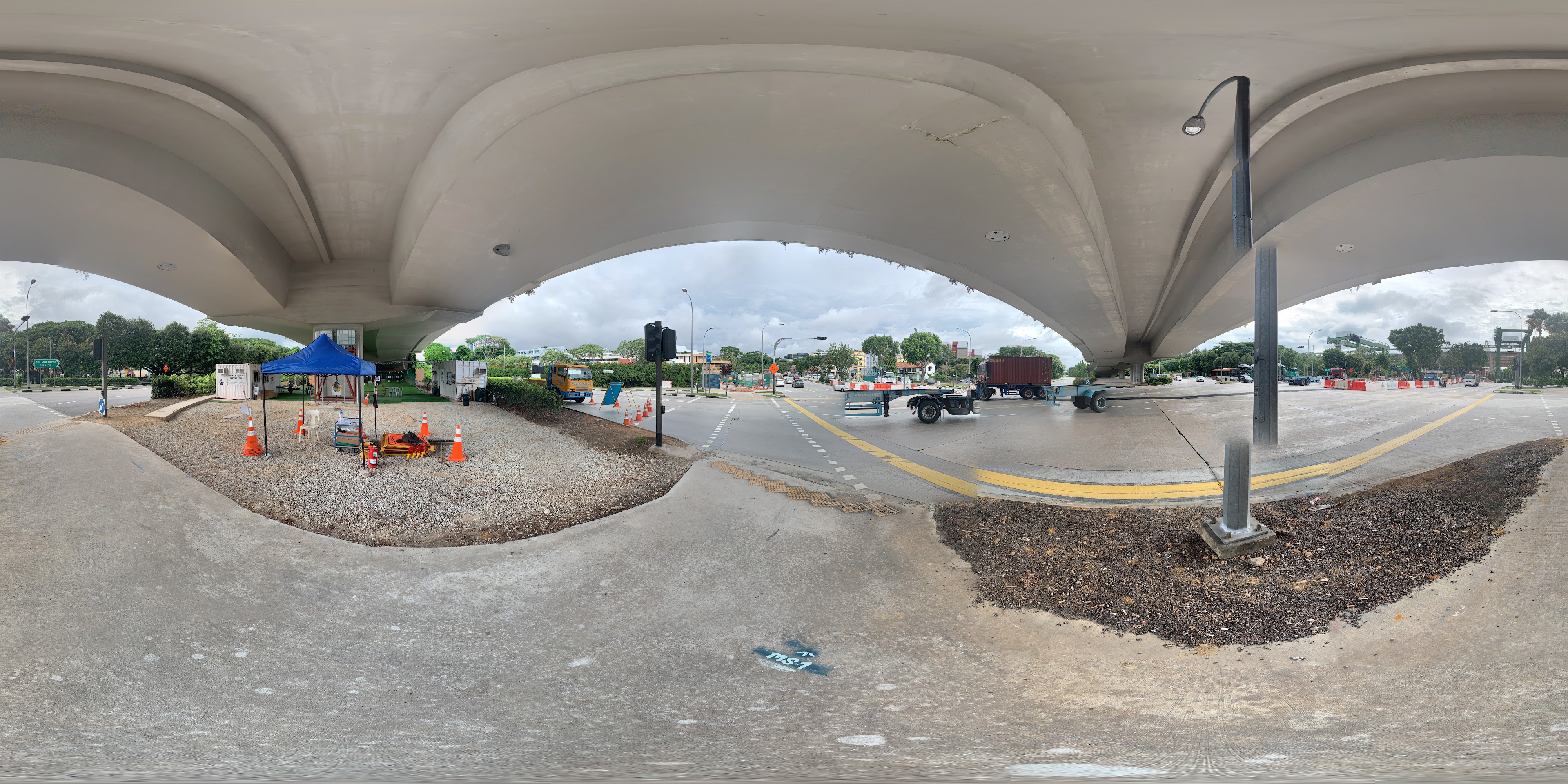 Archery Range Under Overpass
