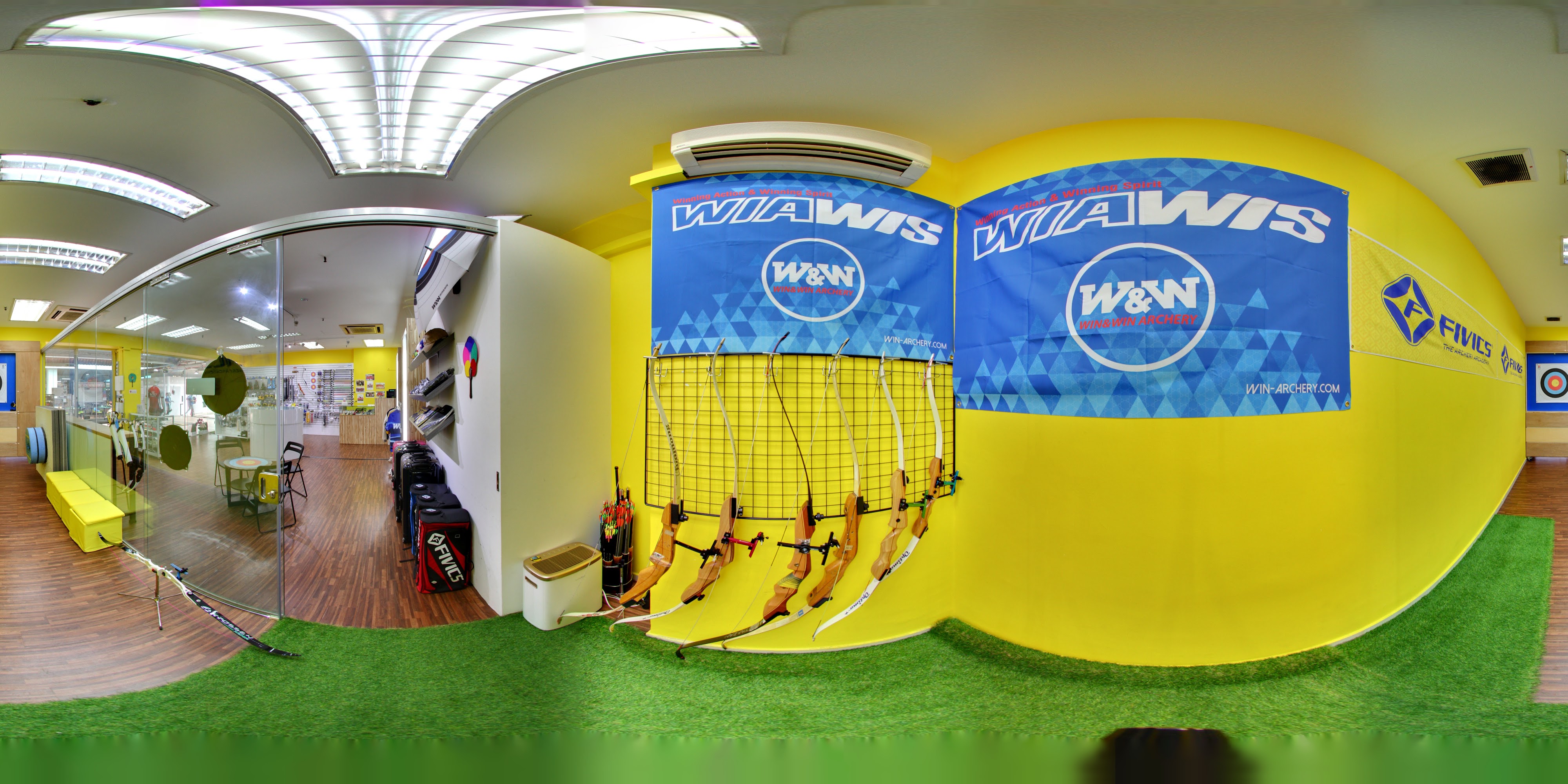 Bright Archery Studio Interior